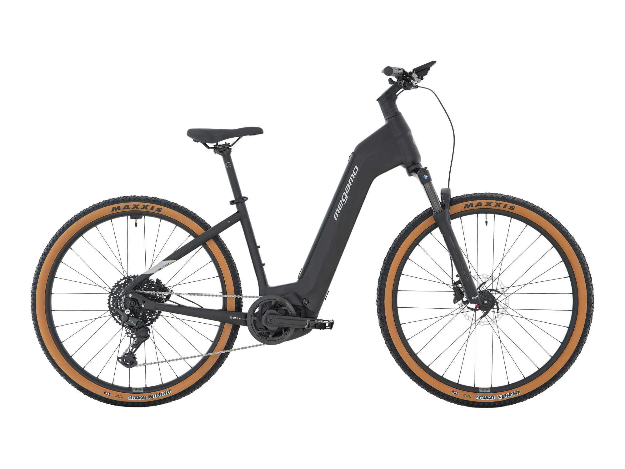 Megamo REACH LOW 05 in Black, Seitenansicht