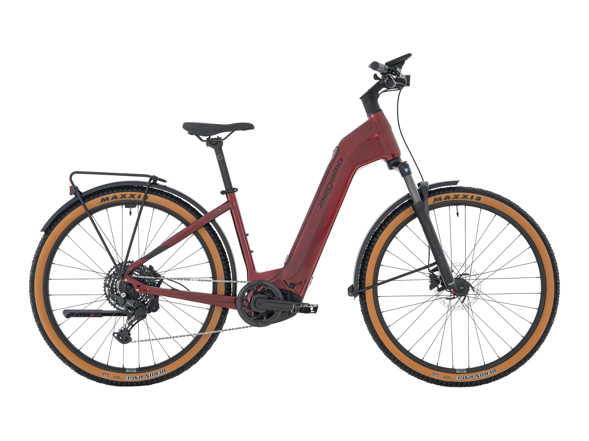 Megamo REACH LOW 05 EQUIPPED in Garnet, Seitenansicht