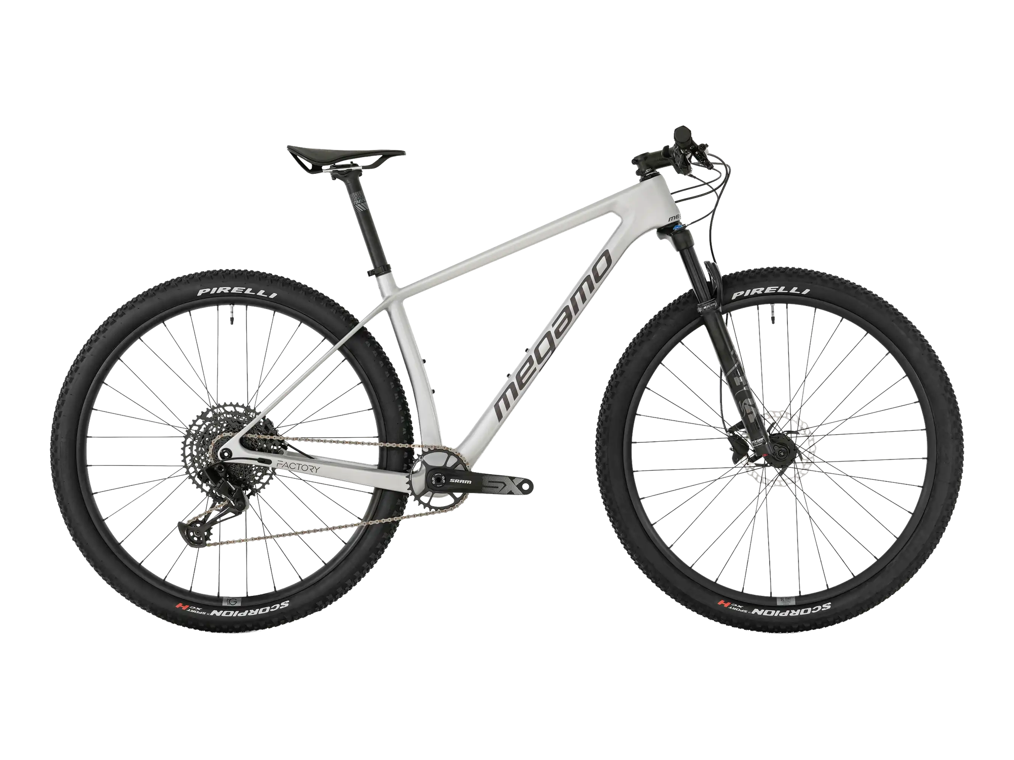 Megamo FACTORY 15 in Chrome, Seitenansicht