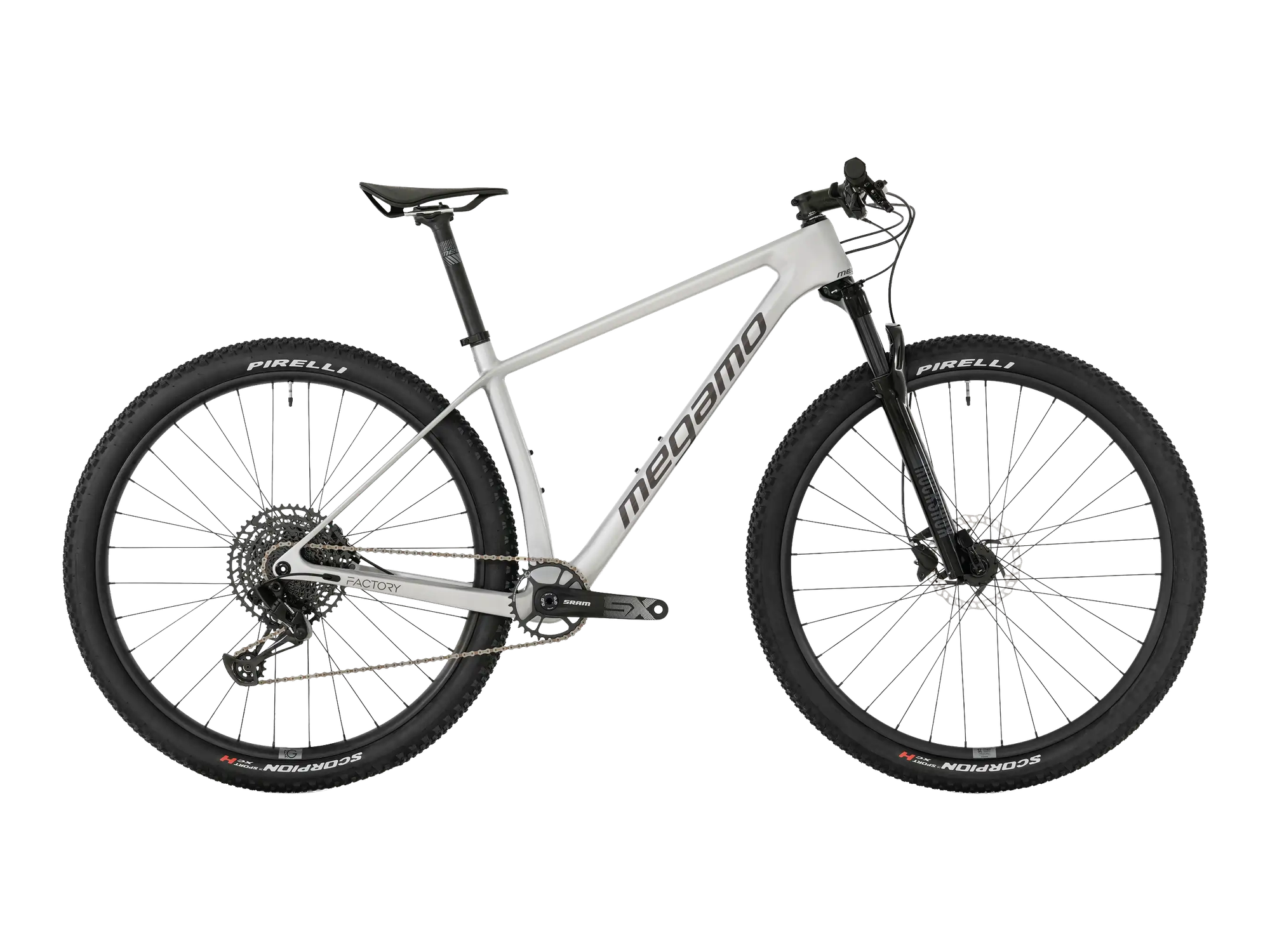 Megamo FACTORY 30 in Chrome, Seitenansicht
