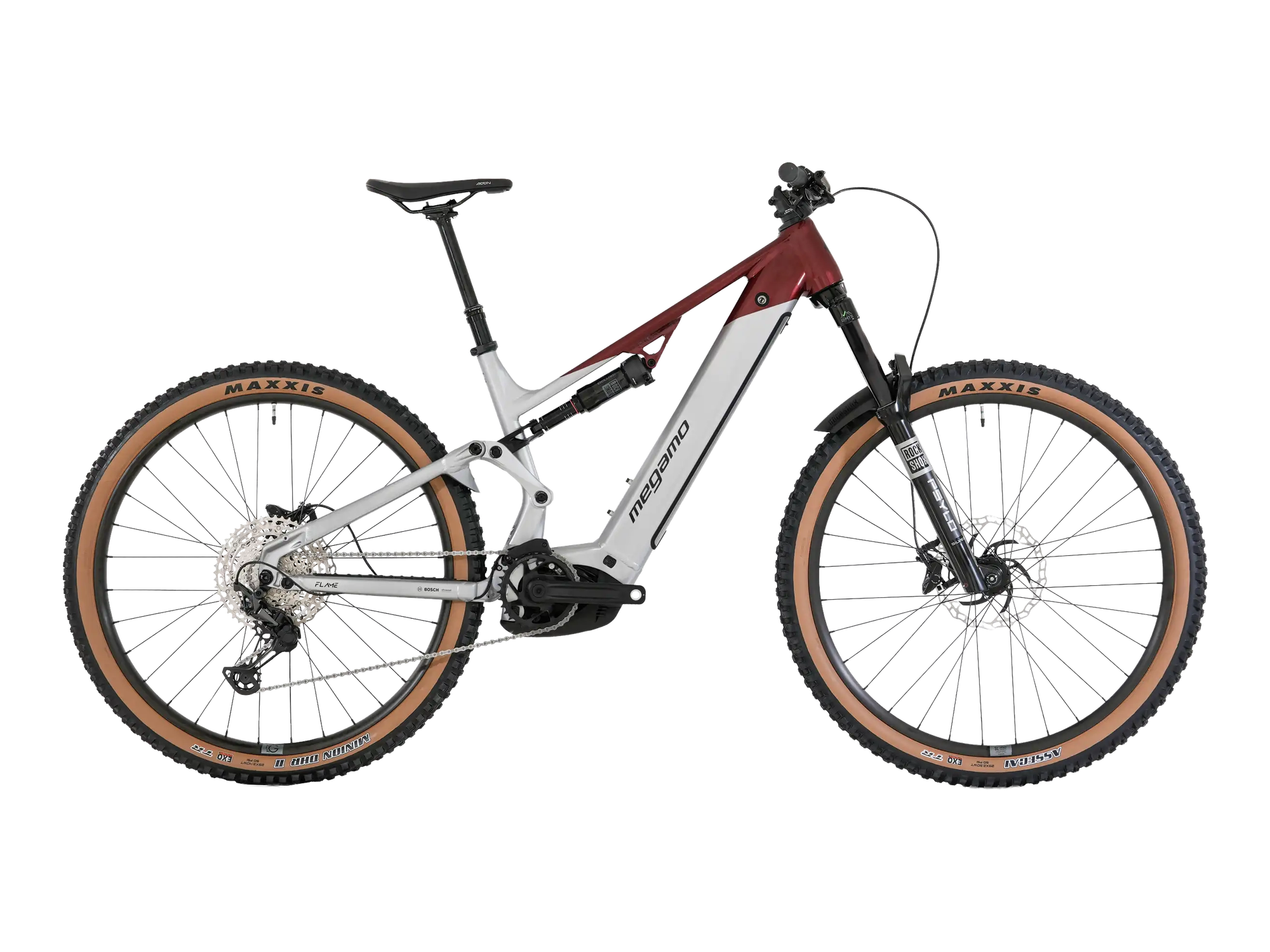 Megamo FLAME AL 10 in Red, Seitenansicht