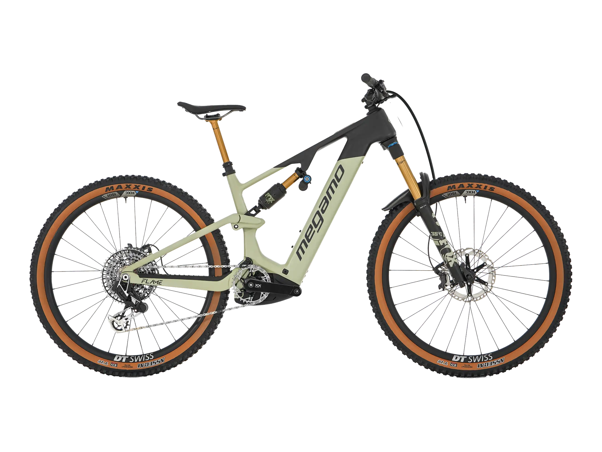 Megamo FLAME CRB 01 in Sage, Seitenansicht
