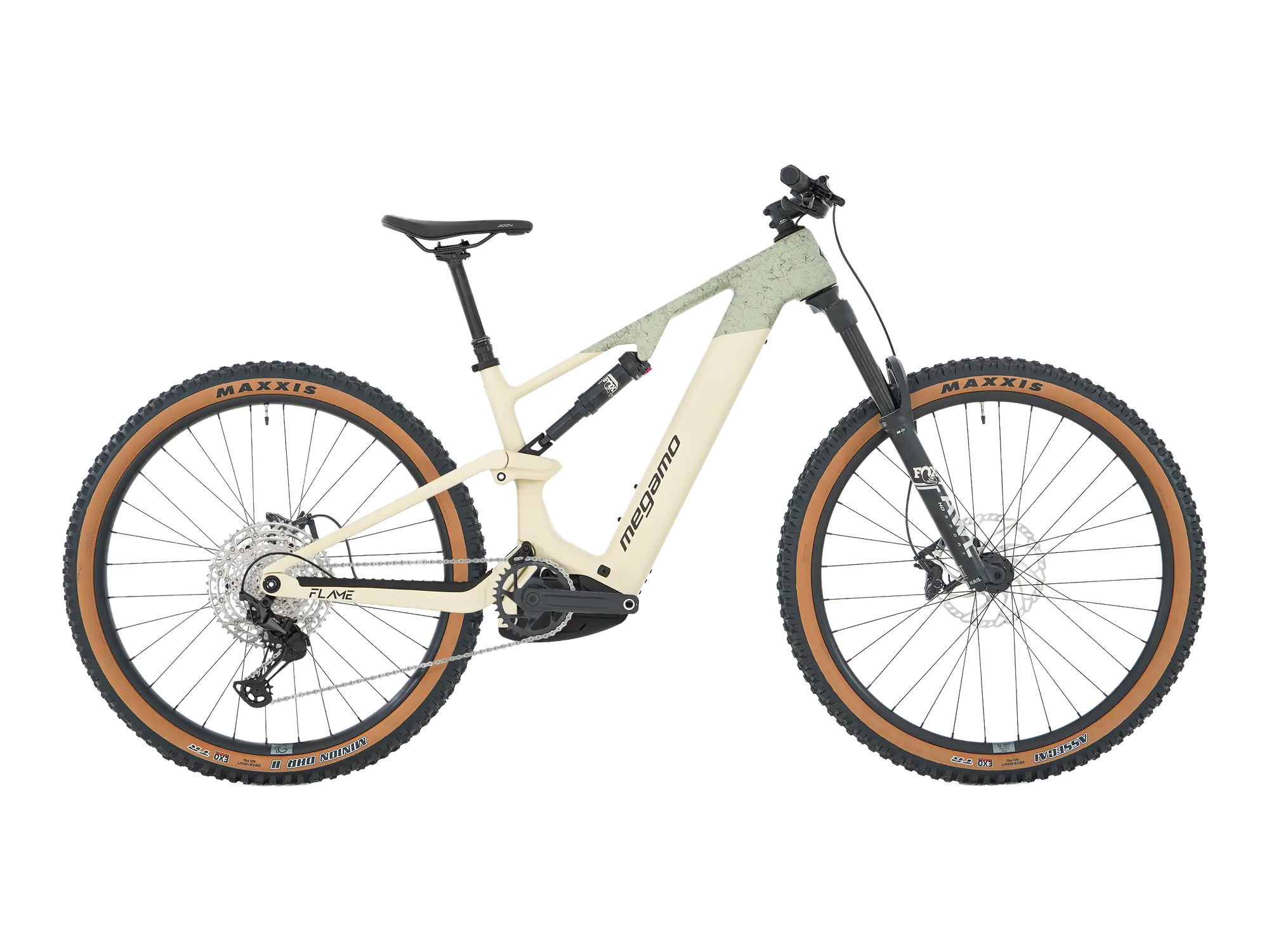 Megamo FLAME CRB 10 in Forest, Seitenansicht