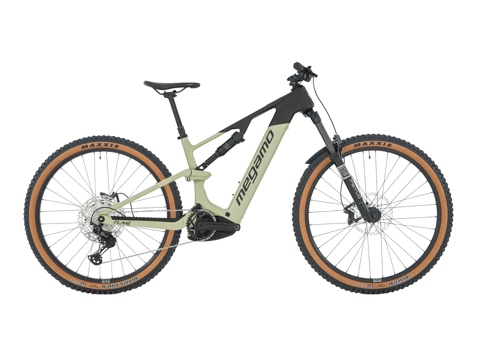 Megamo FLAME CRB 10 in Sage, Seitenansicht