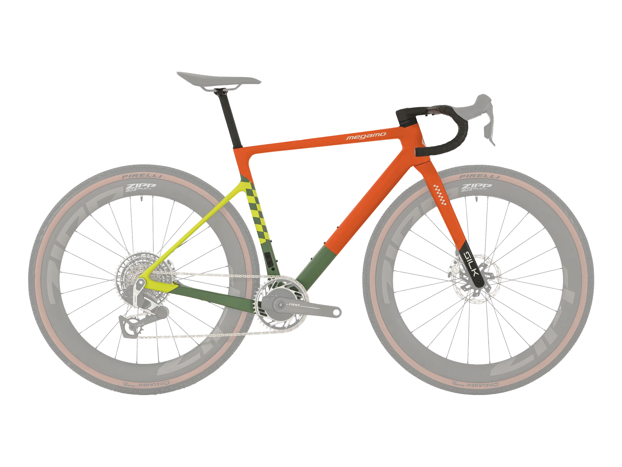Megamo MEGAMO SILK FRAMESET in Grave, Seitenansicht
