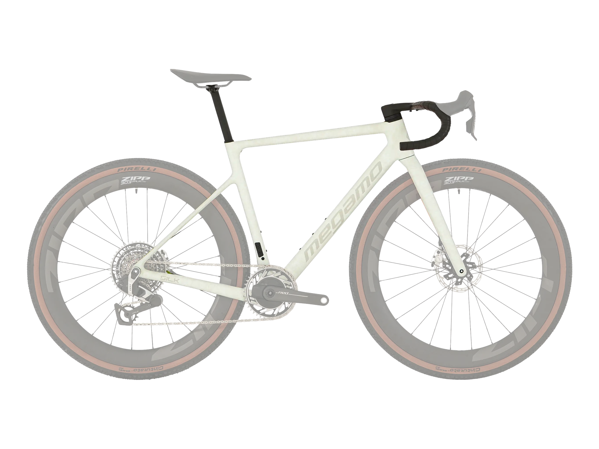 Megamo MEGAMO SILK FRAMESET in Jade Beige, Seitenansicht