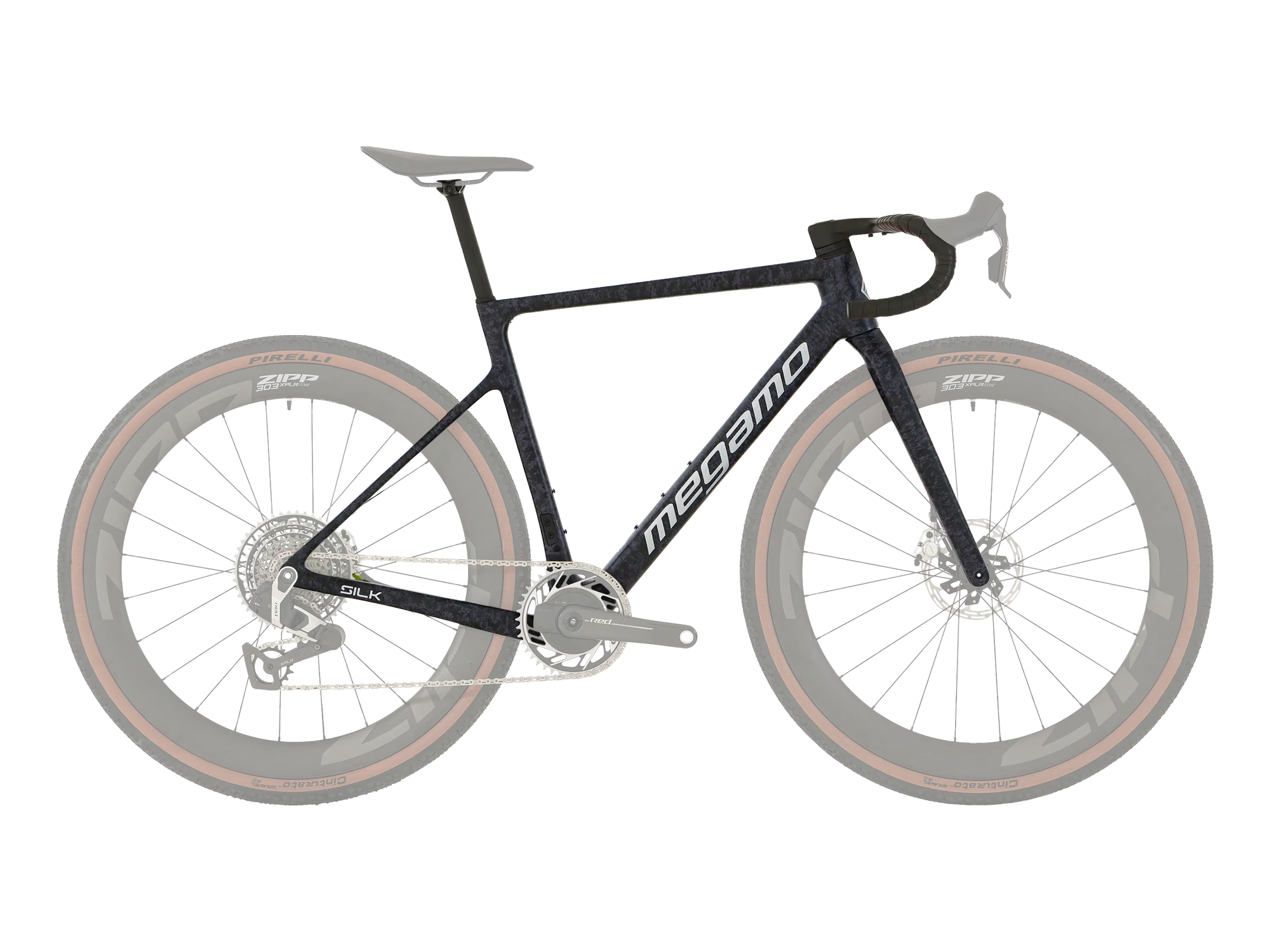 Megamo MEGAMO SILK FRAMESET in Jade Black, Seitenansicht