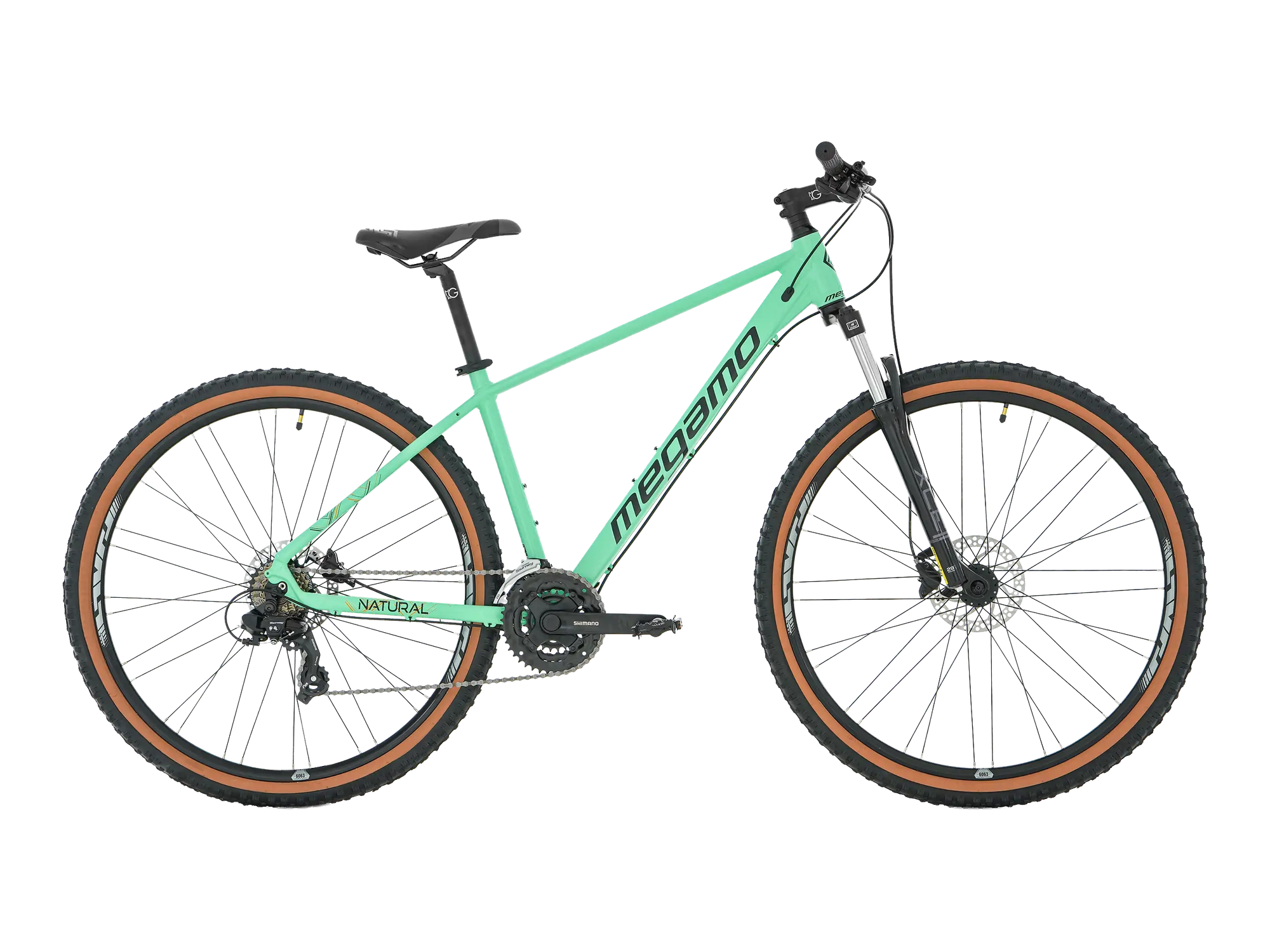 Megamo NATURAL 60 in Turquoise, Seitenansicht