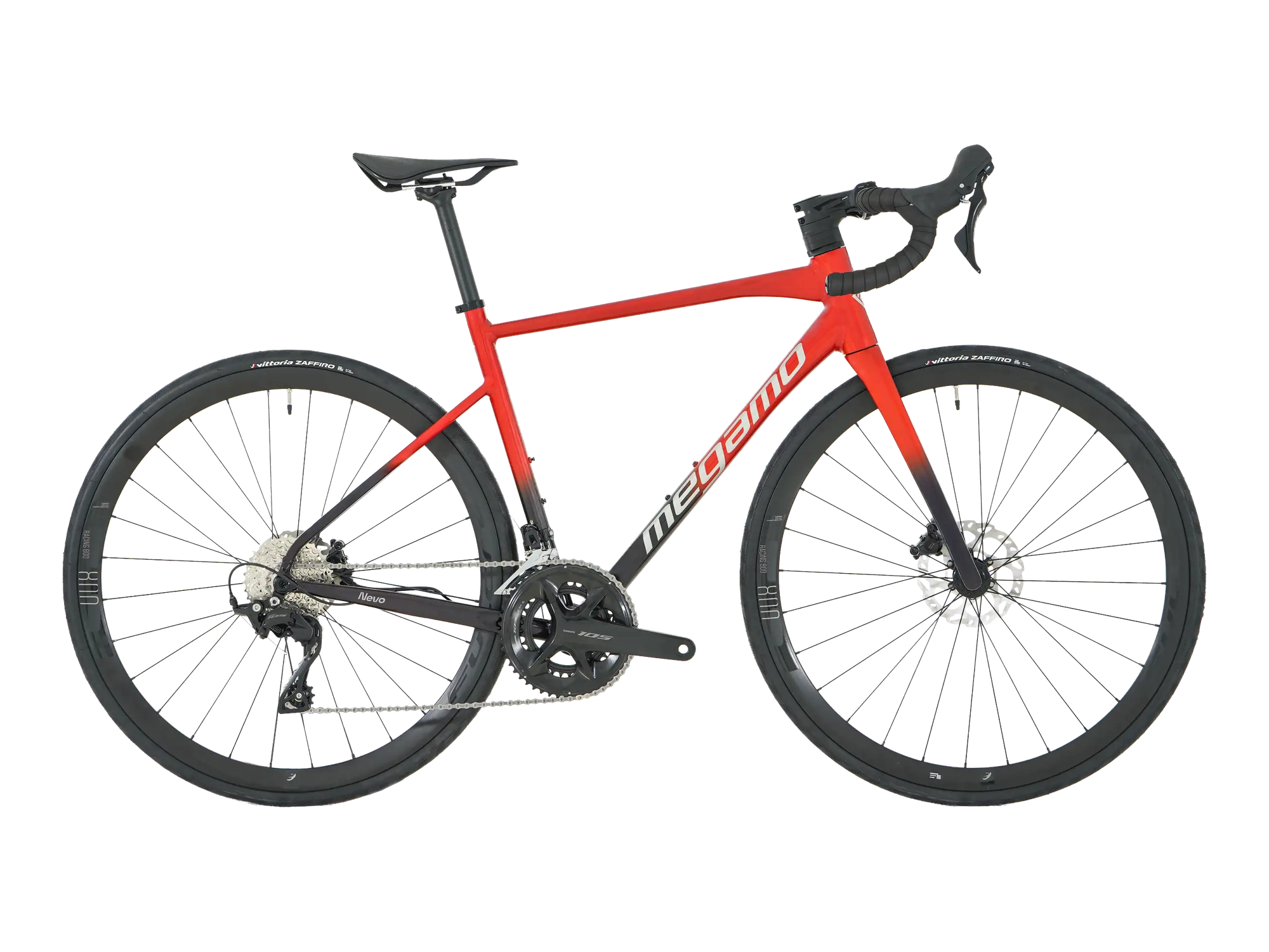 Megamo NEVO 30 in Red, Seitenansicht