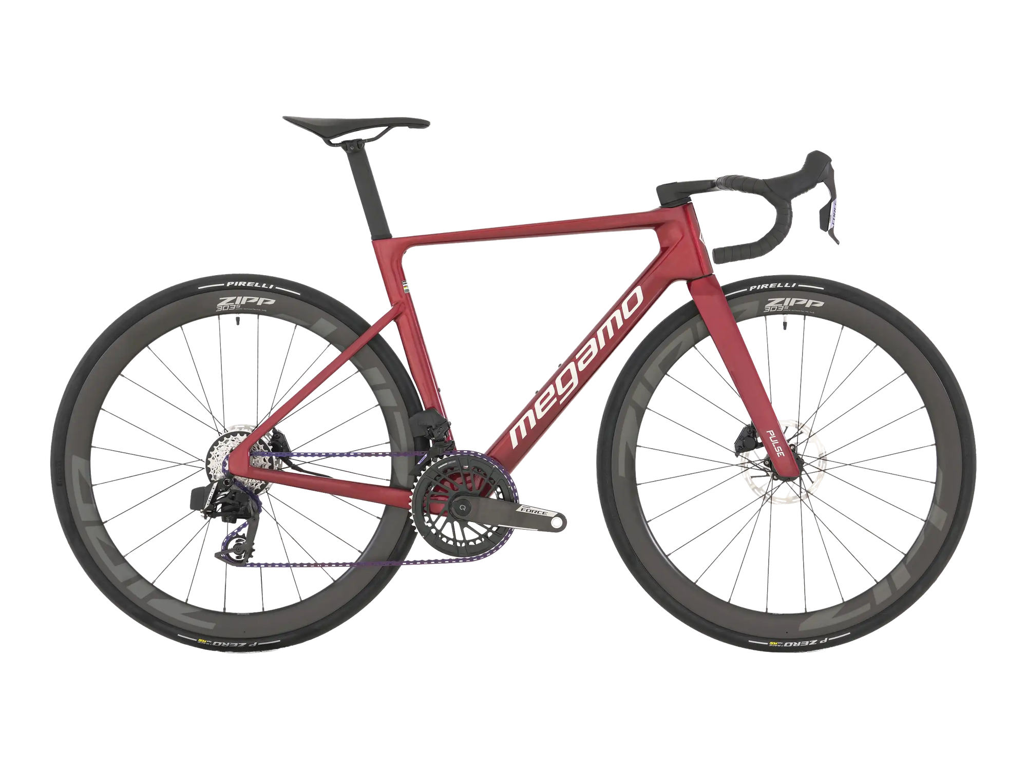 Megamo PULSE 04 in Red, Seitenansicht