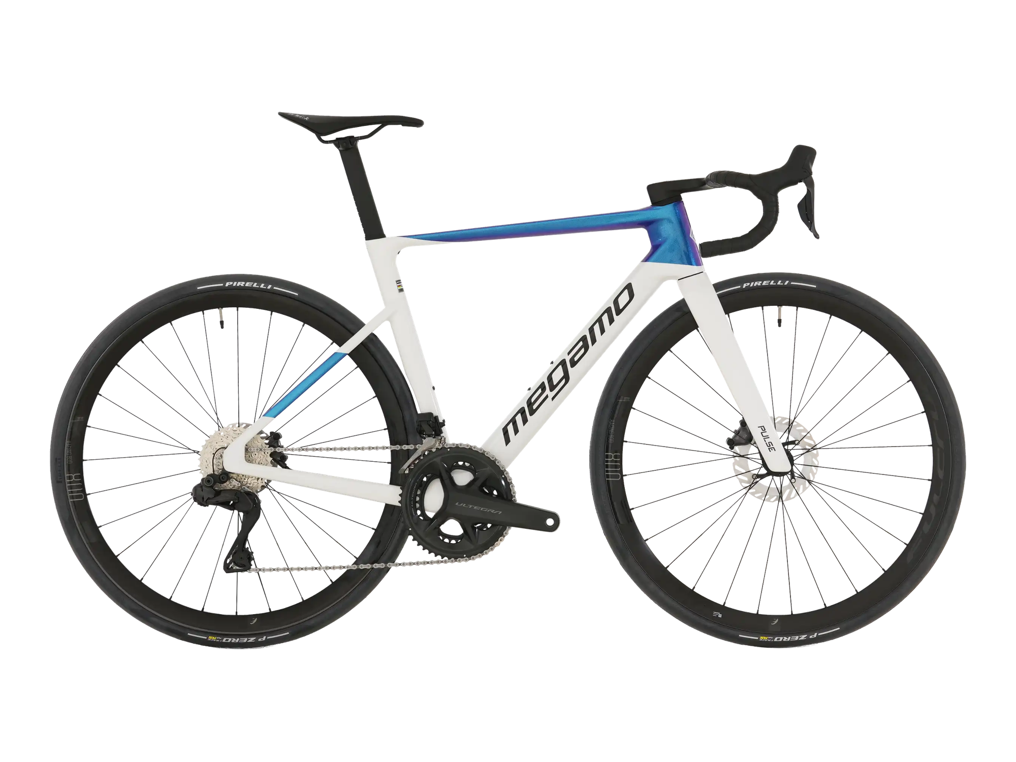 Megamo PULSE 05 in White Blue, Seitenansicht
