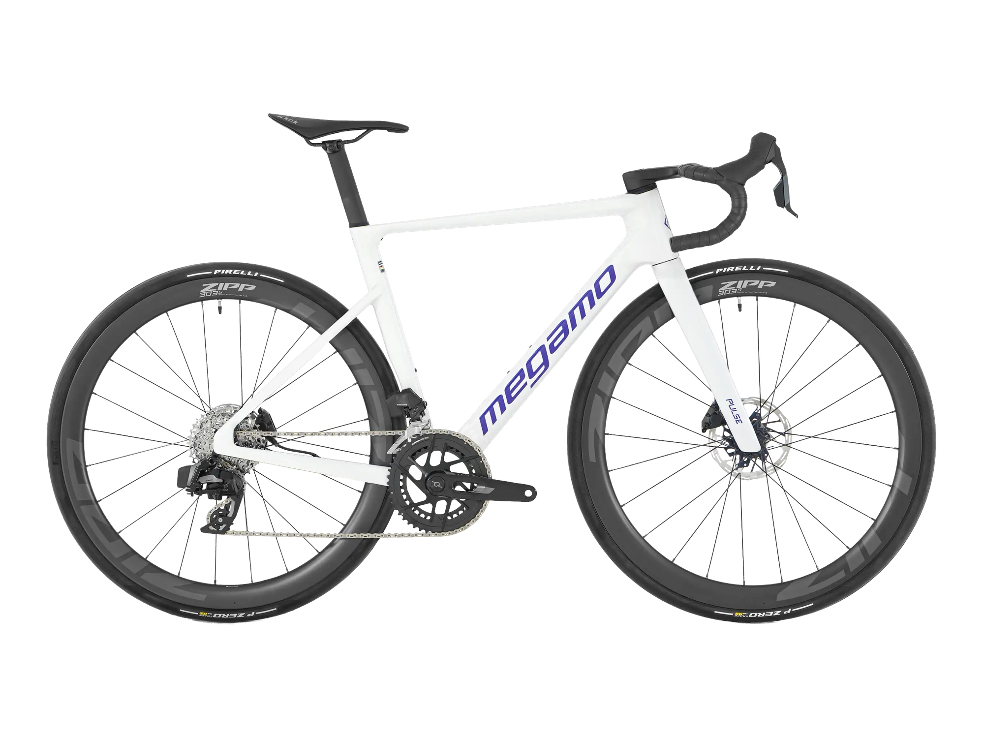 Megamo PULSE 07 SLR in White Ice, Seitenansicht