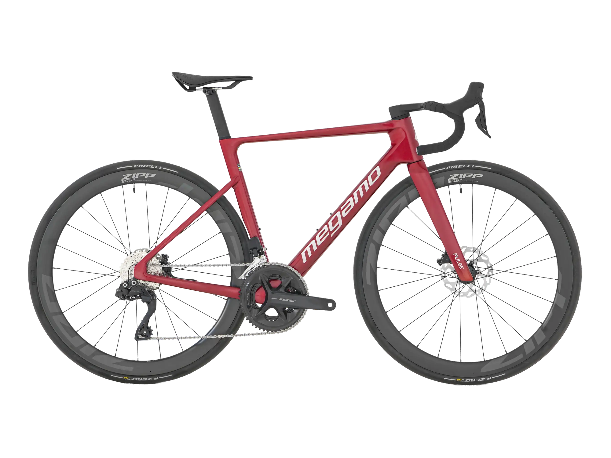Megamo PULSE 15 CW in Red, Seitenansicht
