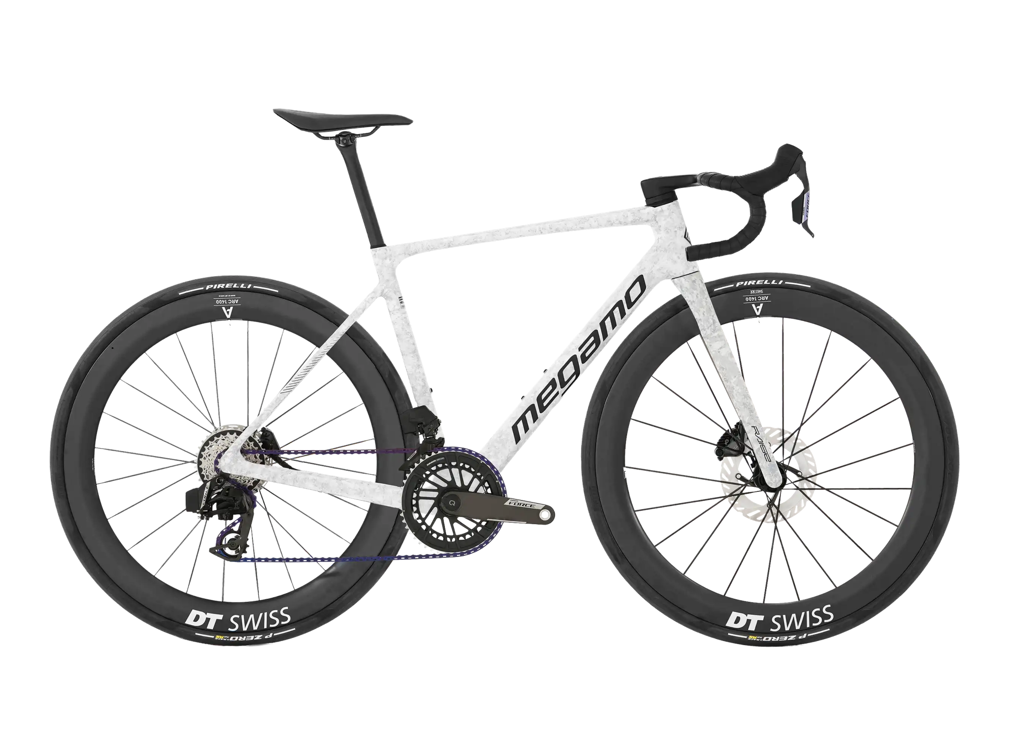 Megamo RAISE 02 SLR in Jade White, Seitenansicht