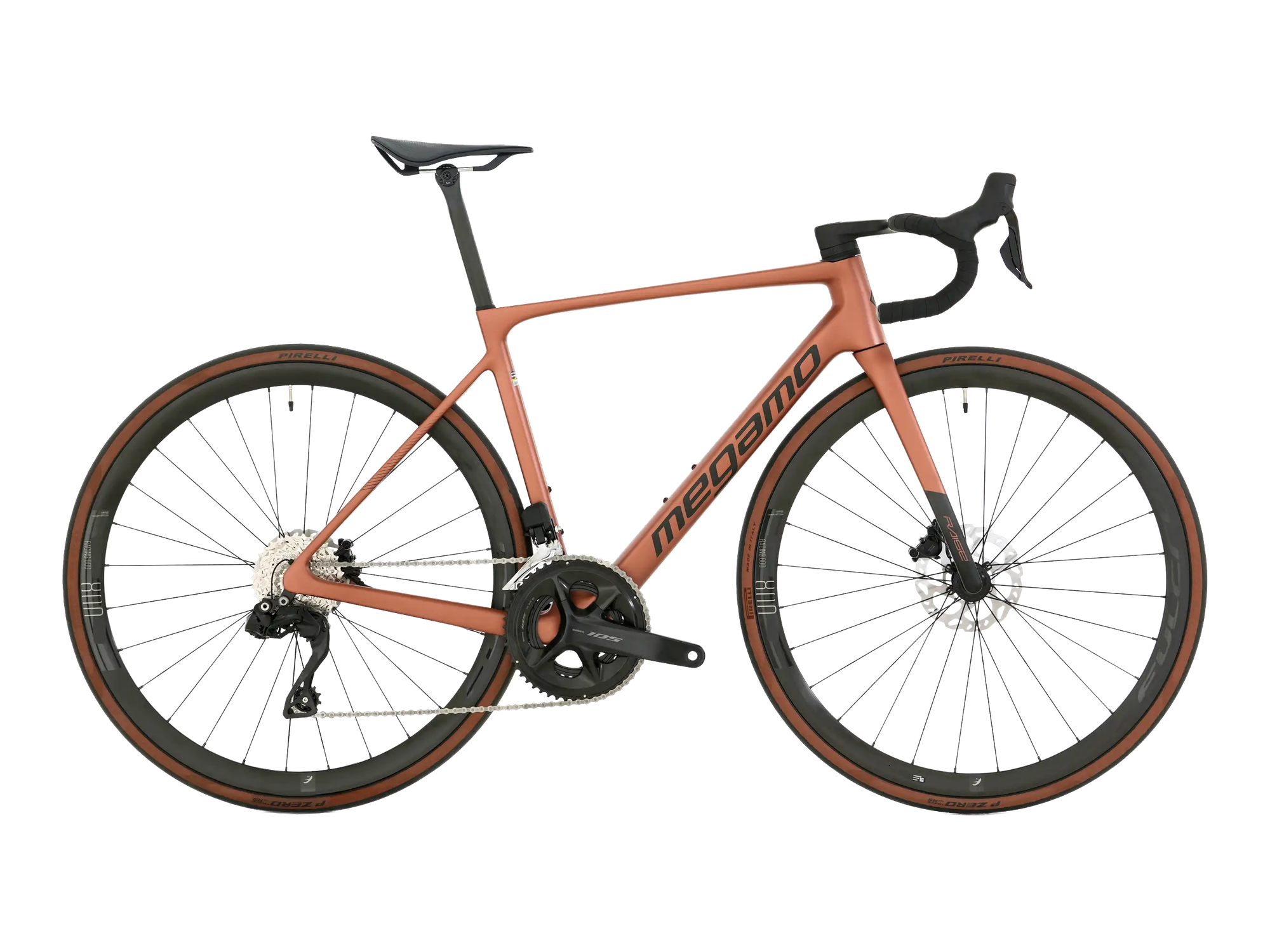 Megamo RAISE 15 in Brown, Seitenansicht