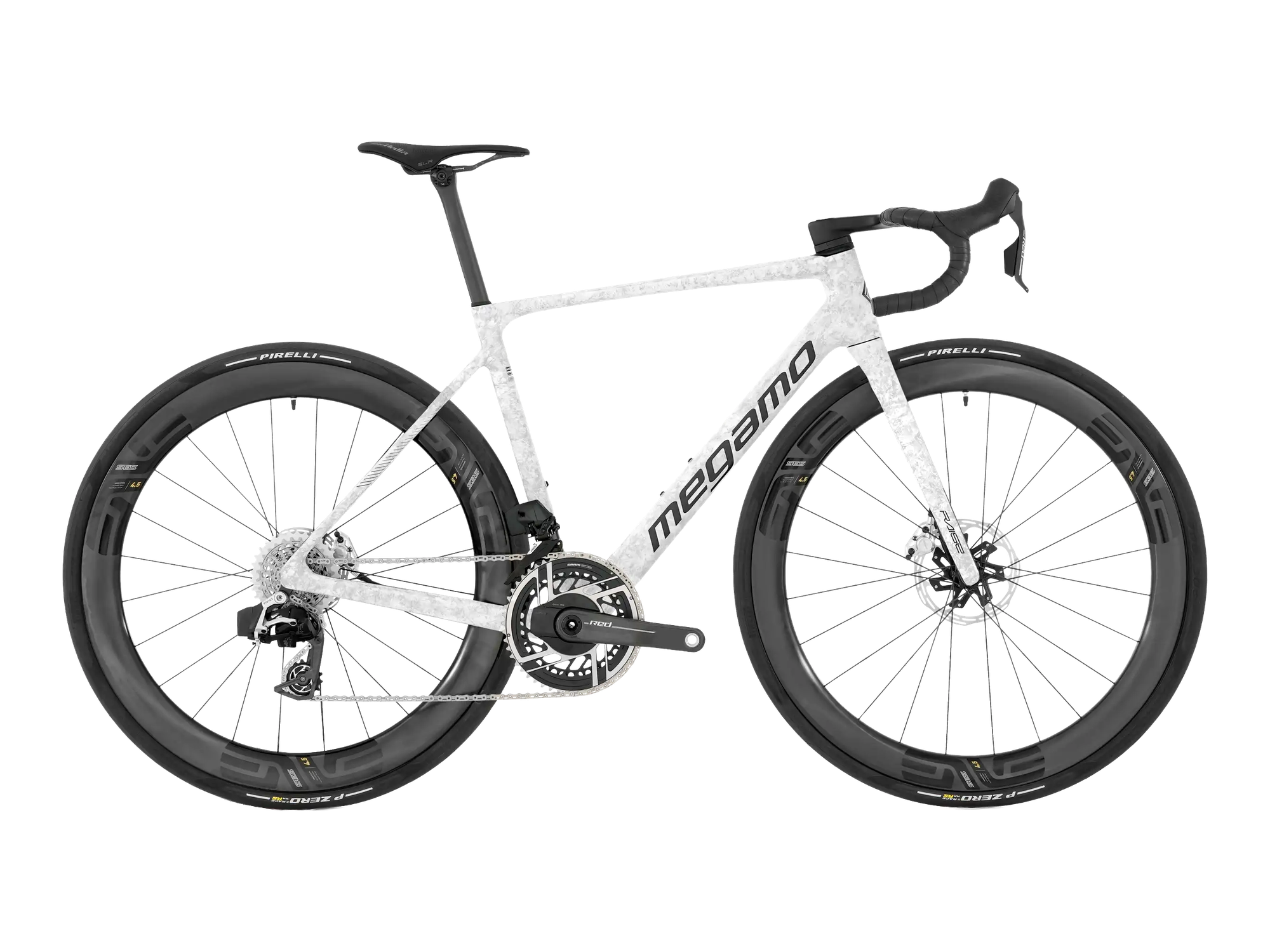 Megamo RAISE ENVE EDITION in Jade White, Seitenansicht