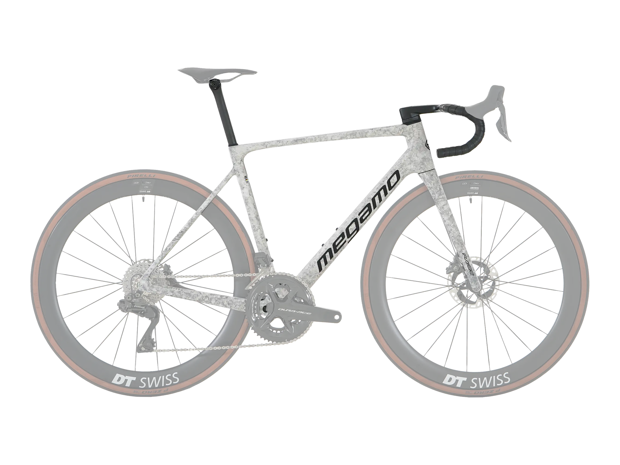 Megamo RAISE FRAMESET in Jade White, Seitenansicht