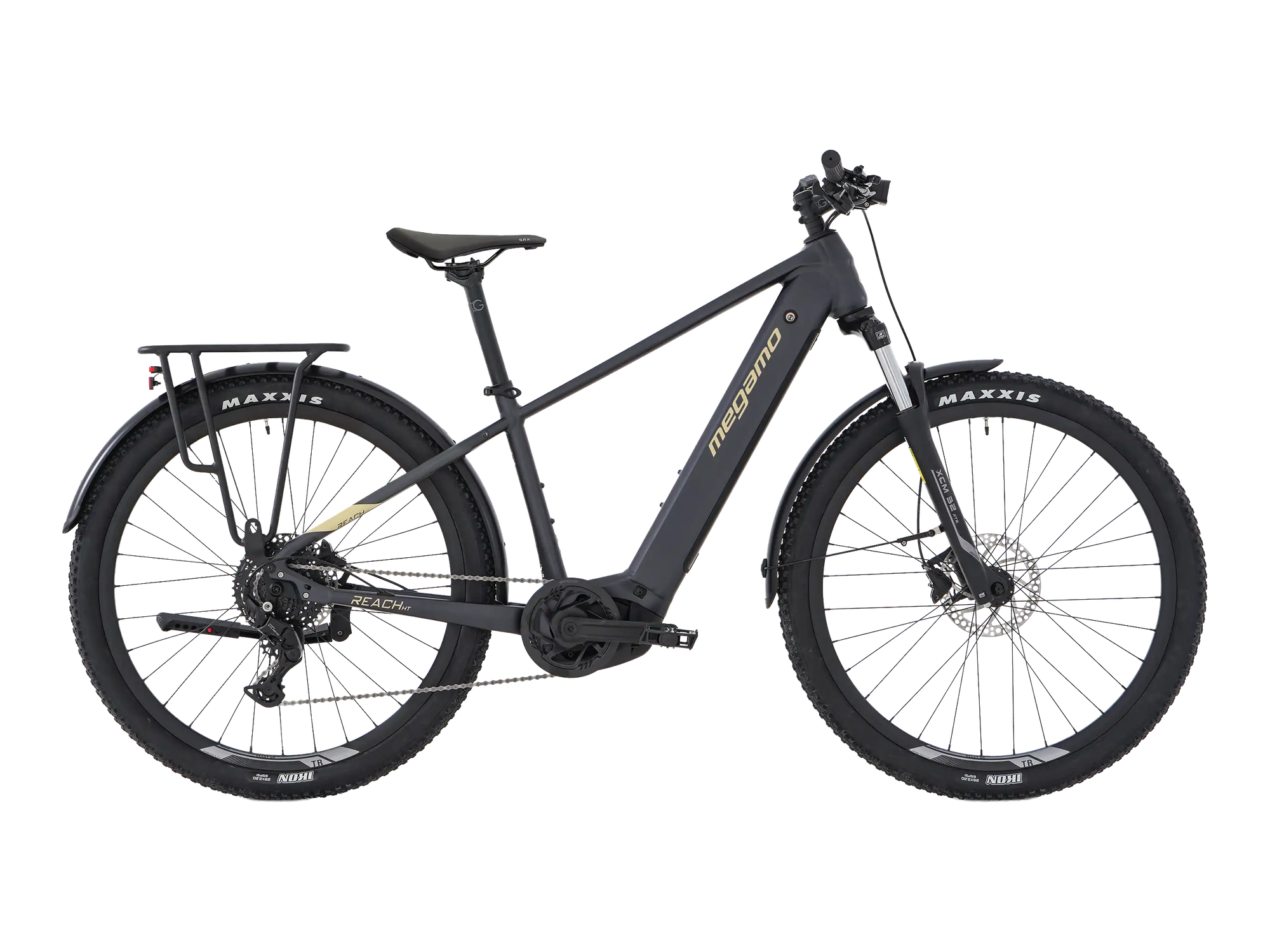 Megamo REACH HT 20 EQUIPPED in Black, Seitenansicht