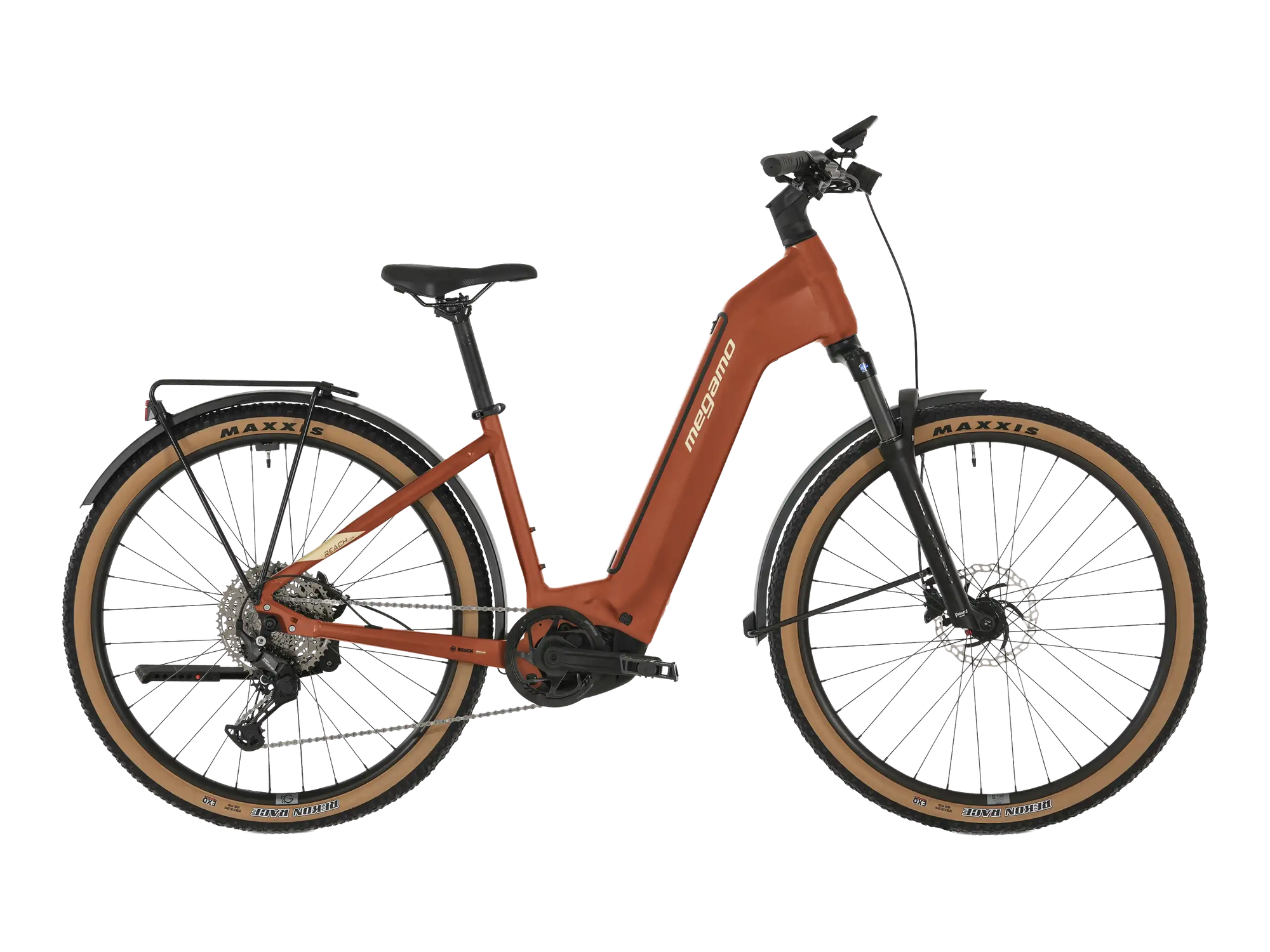 Megamo REACH LOW 05 EQUIPPED in Brown, Seitenansicht