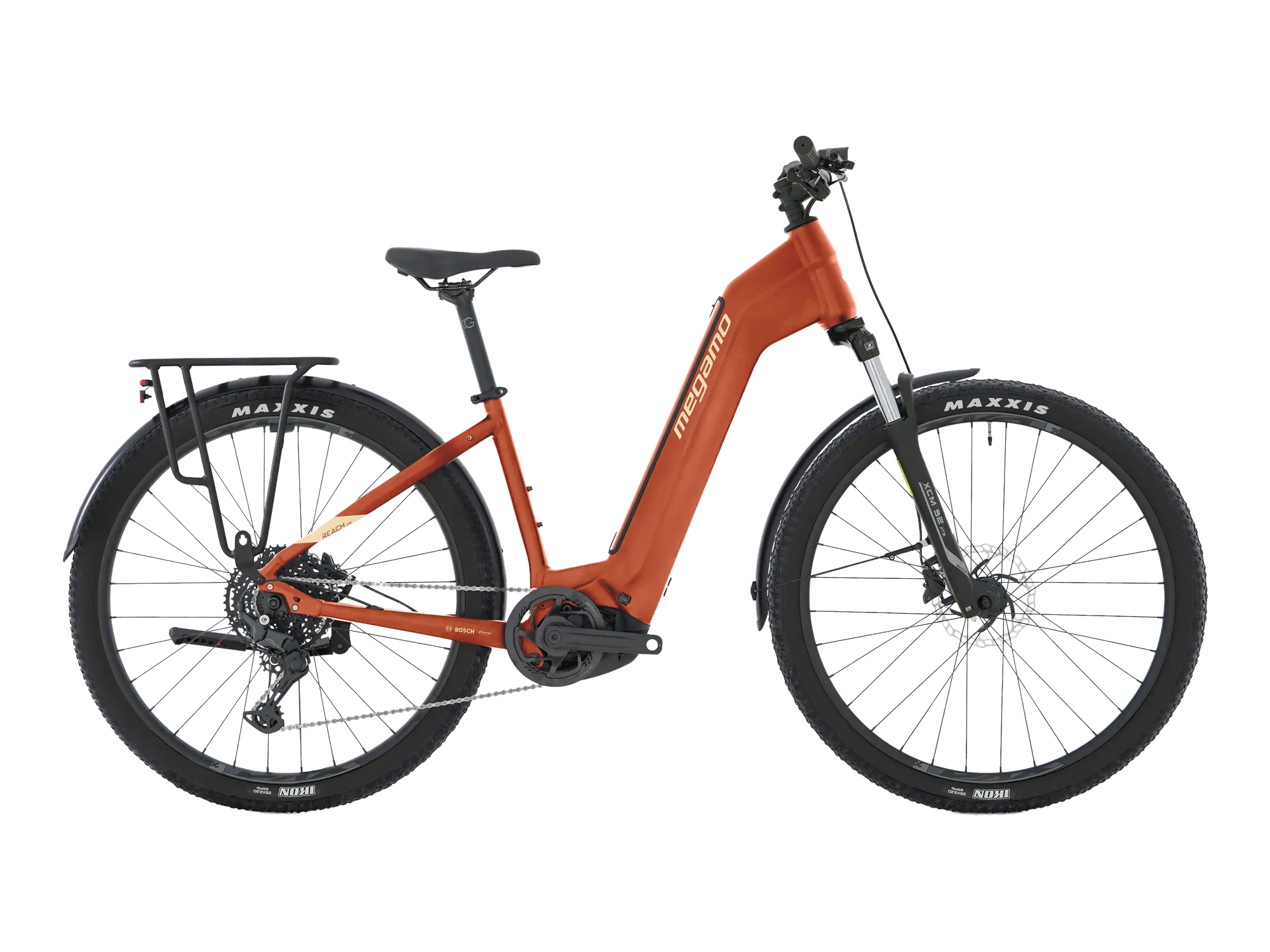 Megamo REACH LOW 20 EQUIPPED in Brown, Seitenansicht