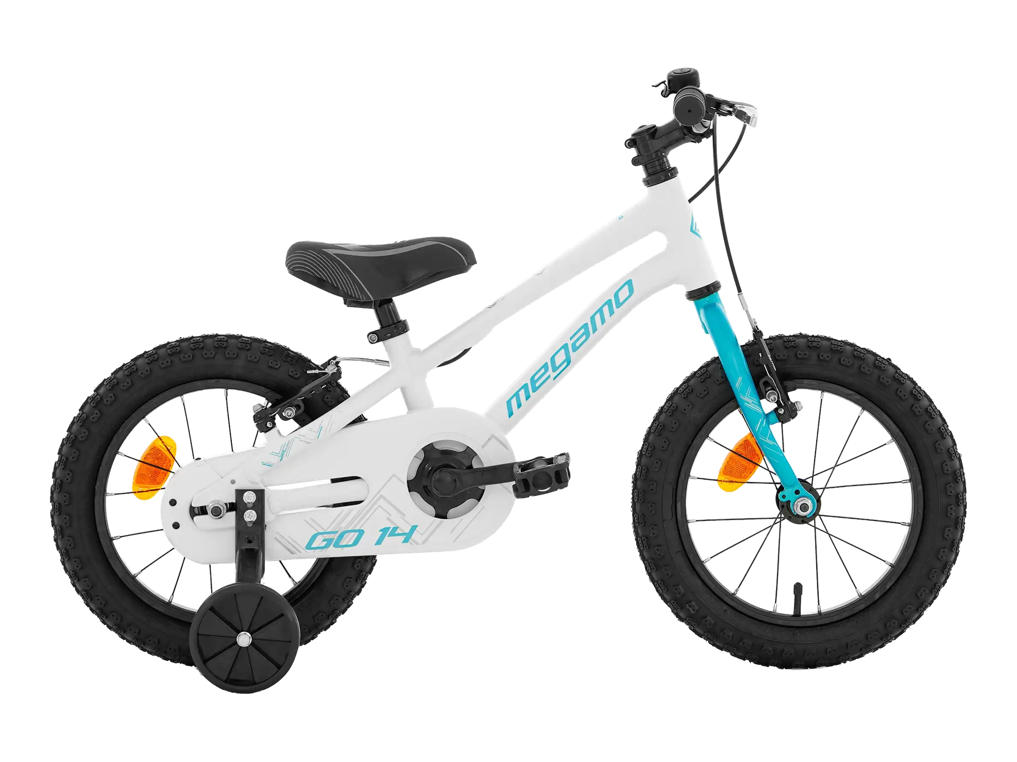 Megamo 14" GO in White, Seitenansicht