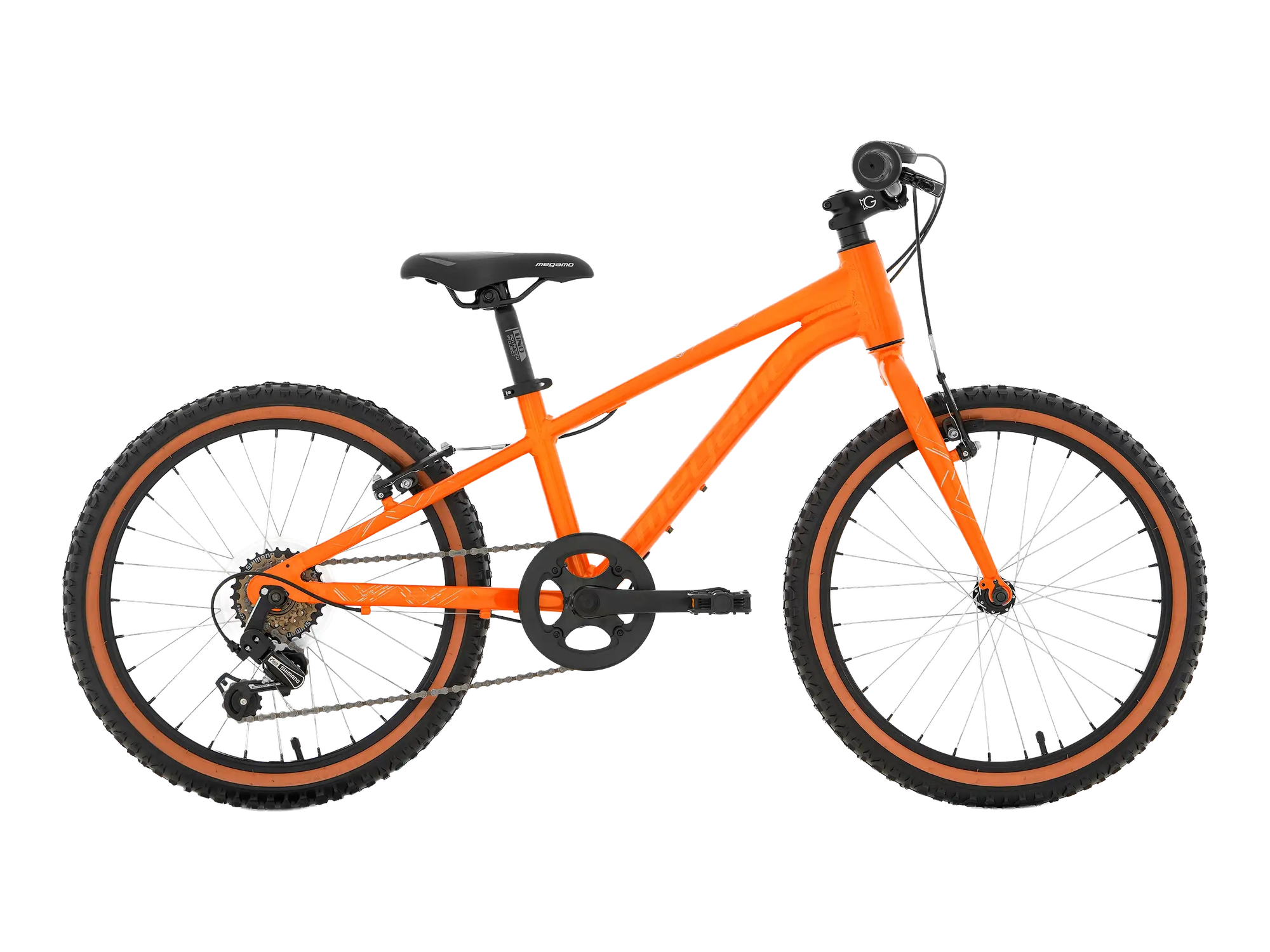 Megamo 20" GO in Orange, Seitenansicht