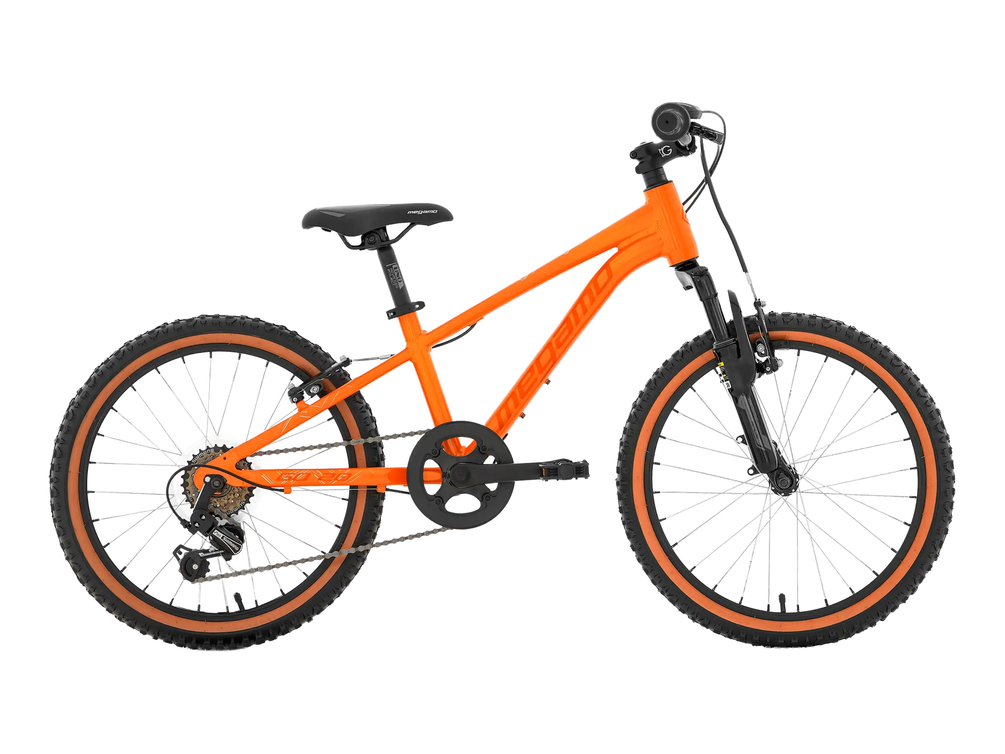 Megamo 20" GO RACE in Orange, Seitenansicht