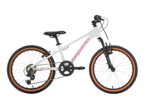 Megamo 20" GO RACE in White, Seitenansicht