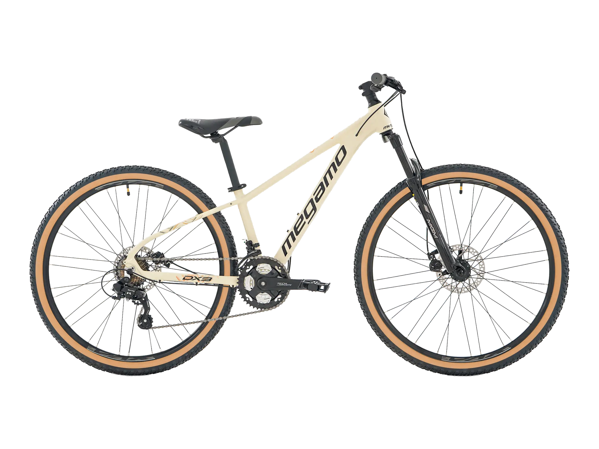Megamo DX3 in Beige, Seitenansicht
