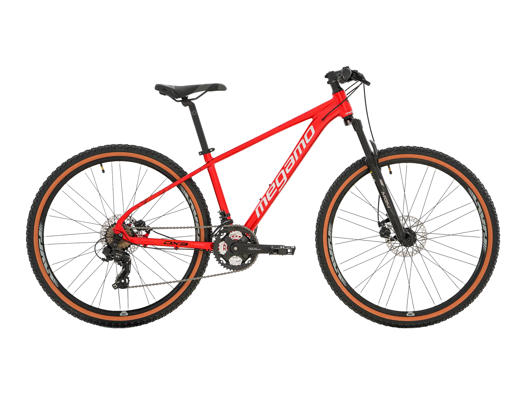 Megamo DX3 in Red, Seitenansicht