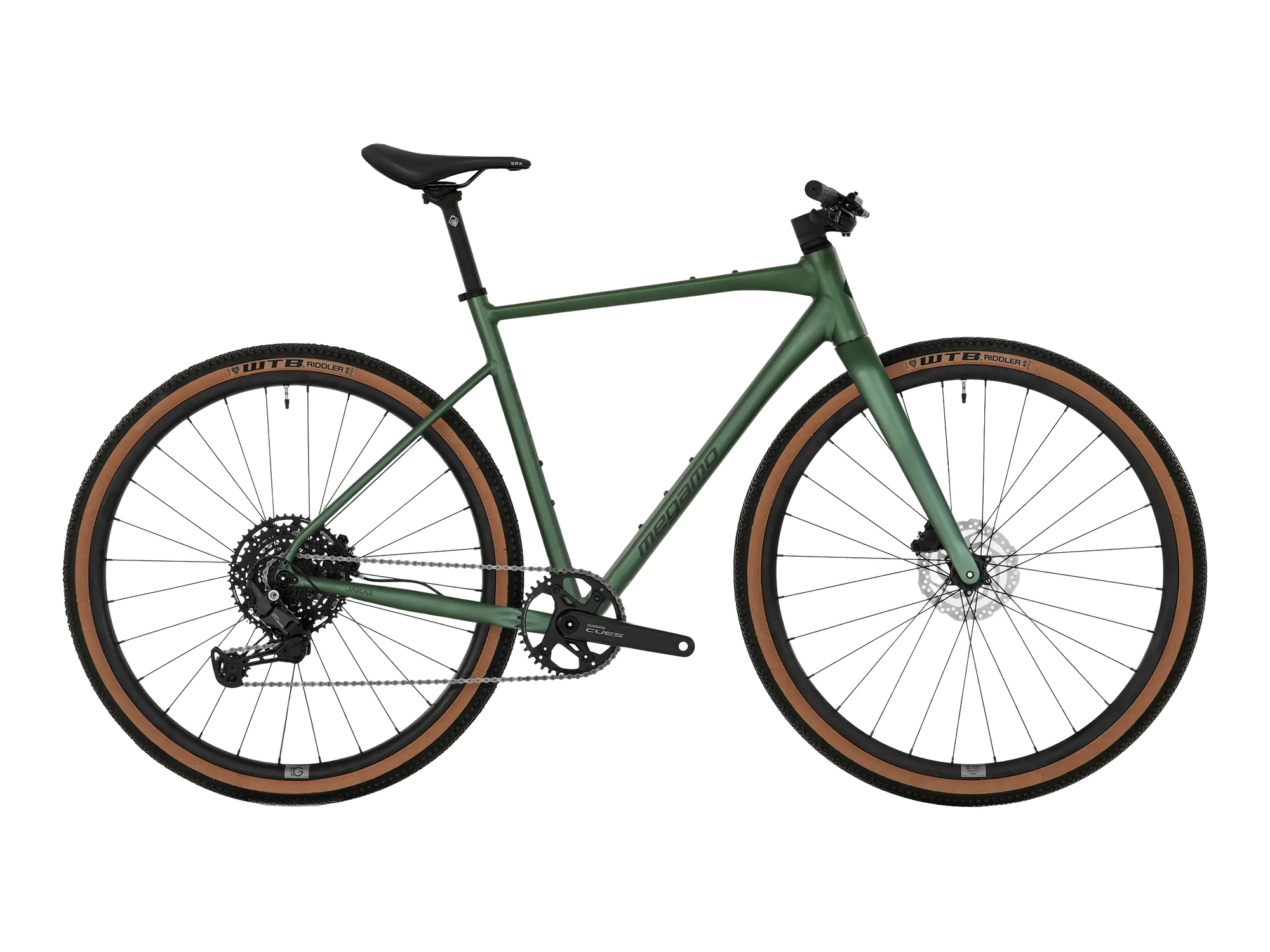 Megamo JAKAR 30 FLAT-BAR in Deep Green, Seitenansicht