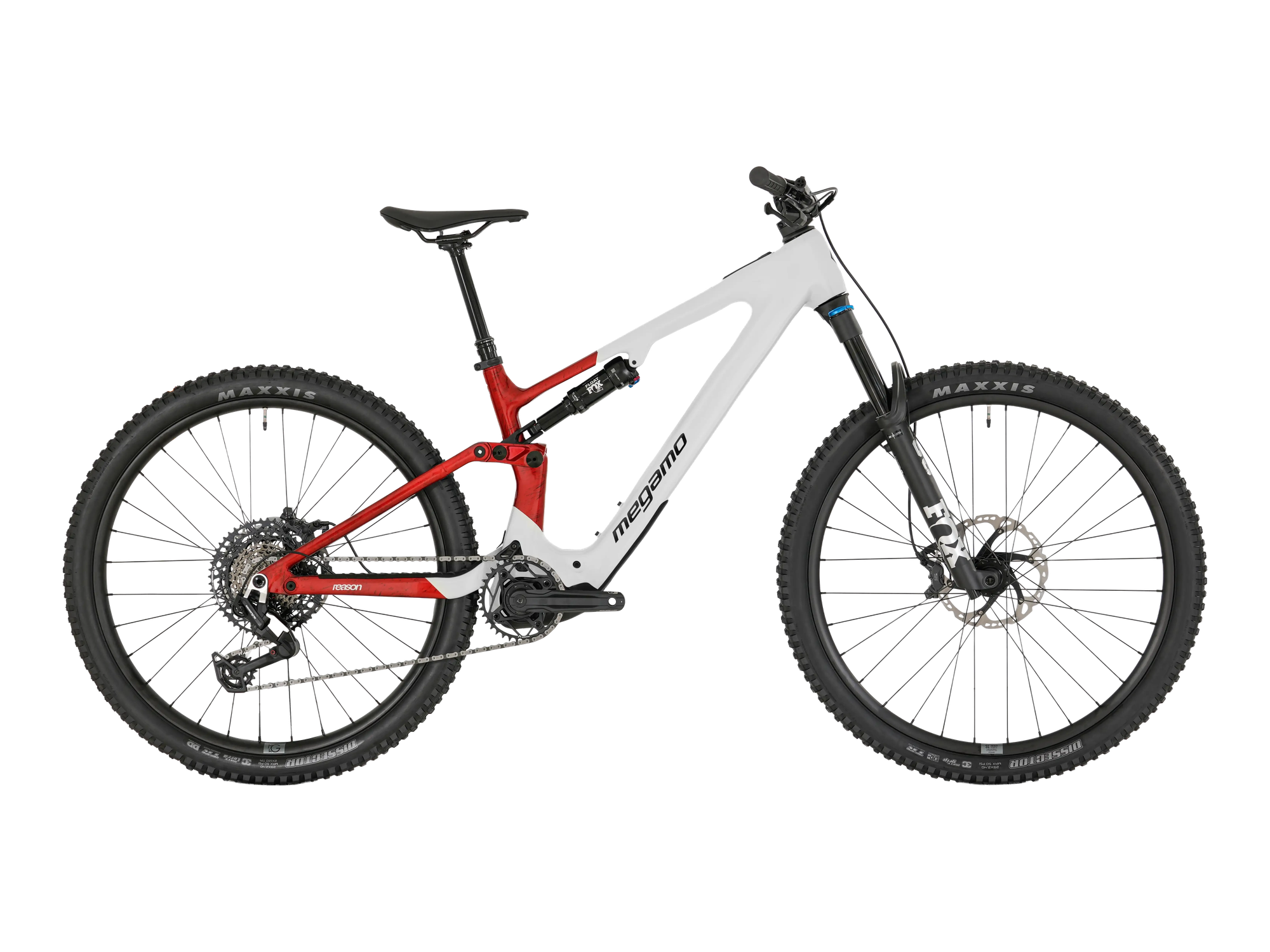 Megamo REASON AIR AL 05 in White Red, Seitenansicht