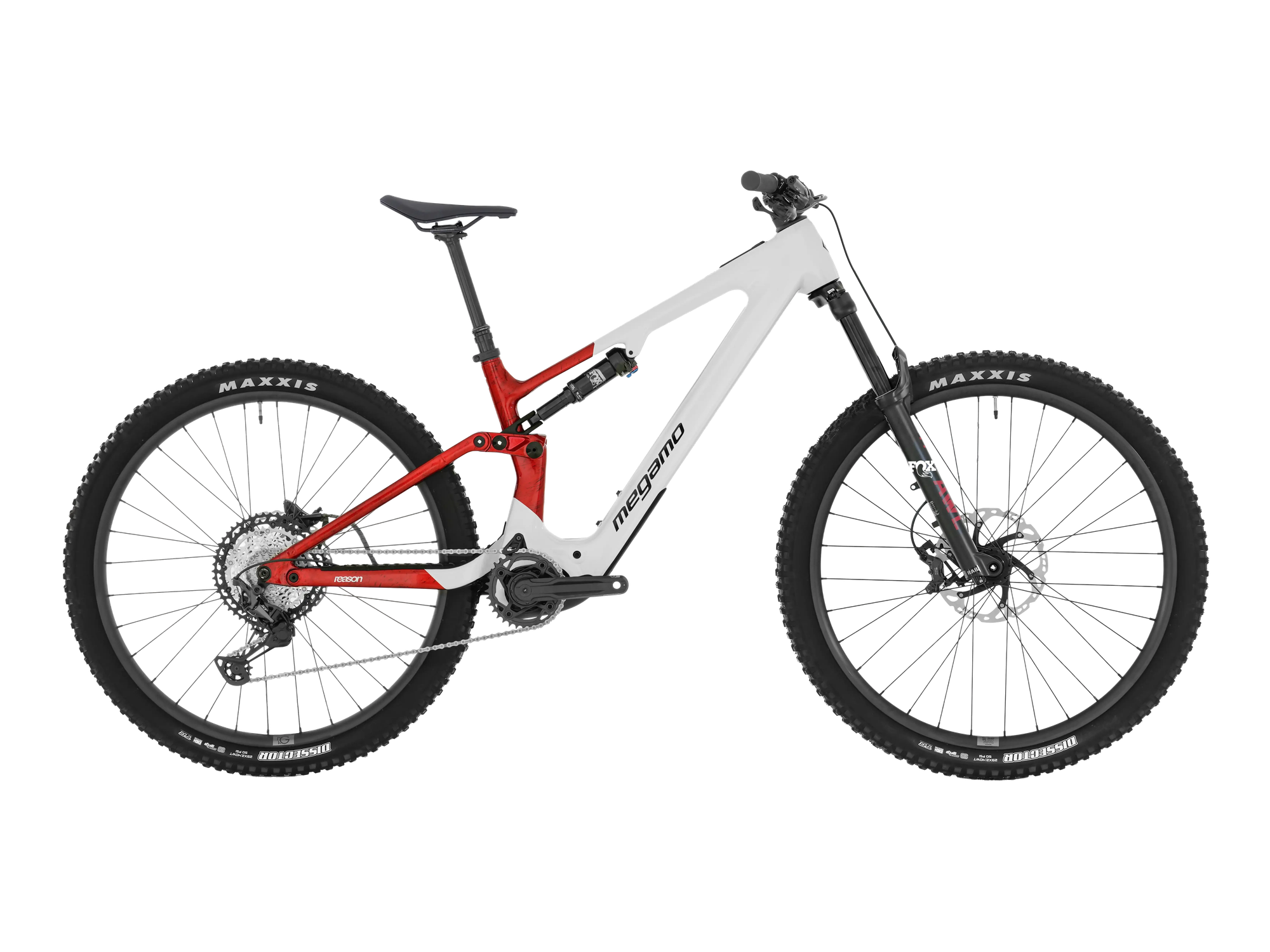 Megamo REASON AIR AL 07 in White Red, Seitenansicht