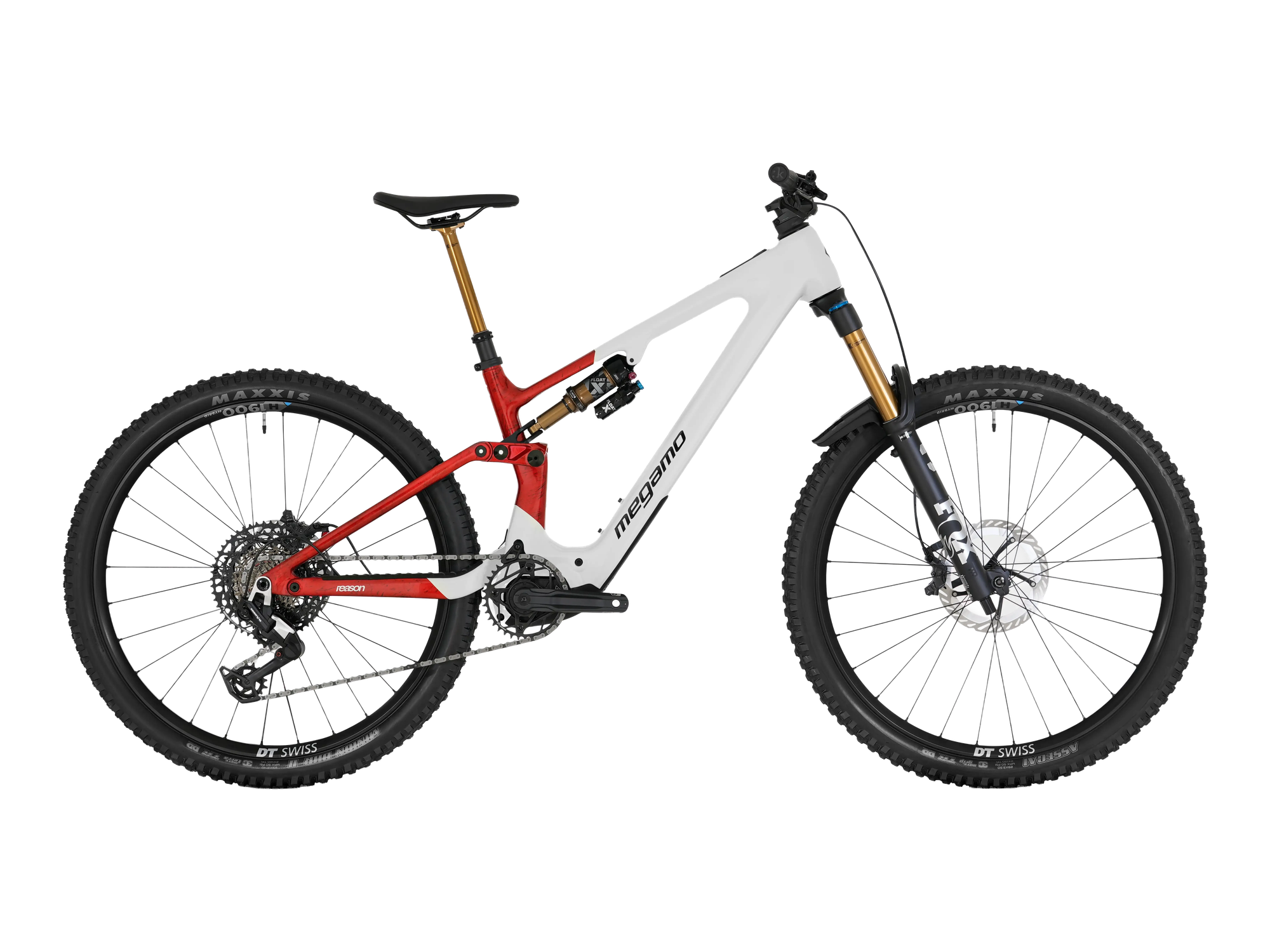 Megamo REASON AL 03 in White Red, Seitenansicht