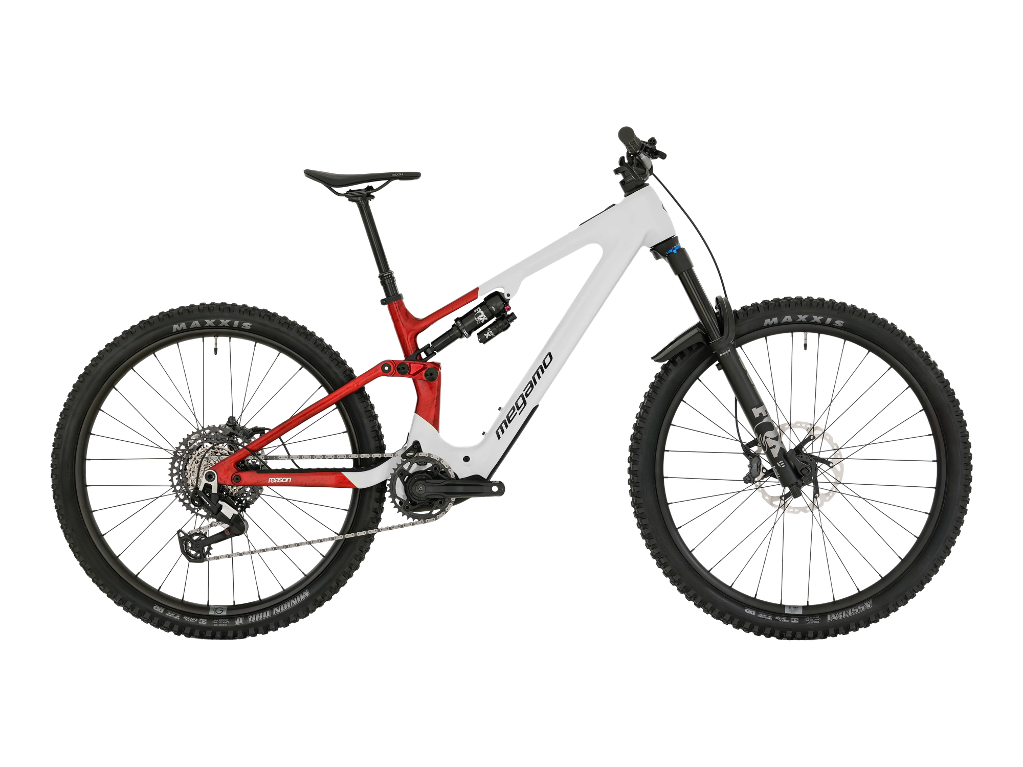 Megamo REASON AL 05 in White Red, Seitenansicht