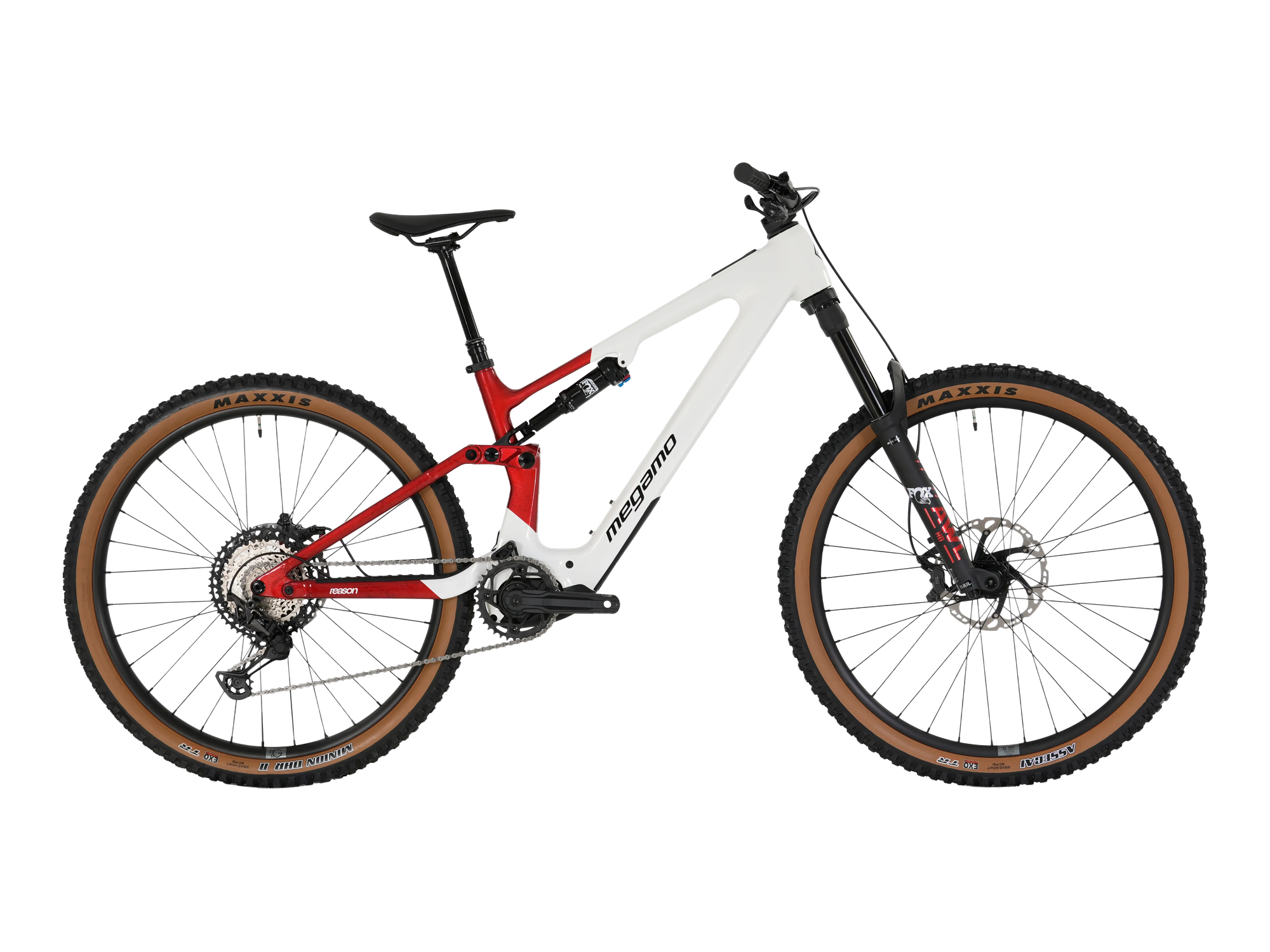 Megamo REASON AL 07 in White Red, Seitenansicht