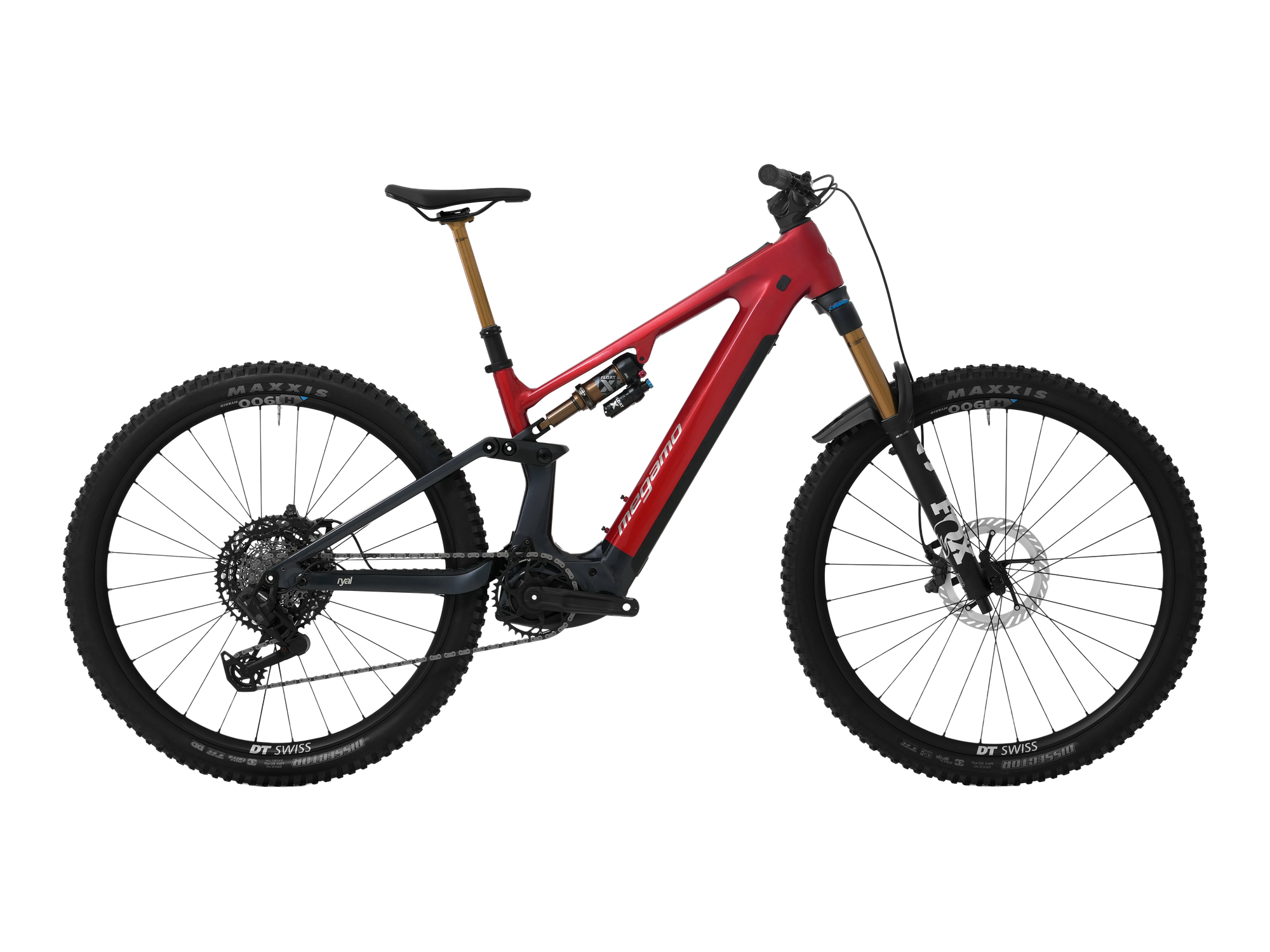 Megamo RYAL 03 AXS in Red, Seitenansicht