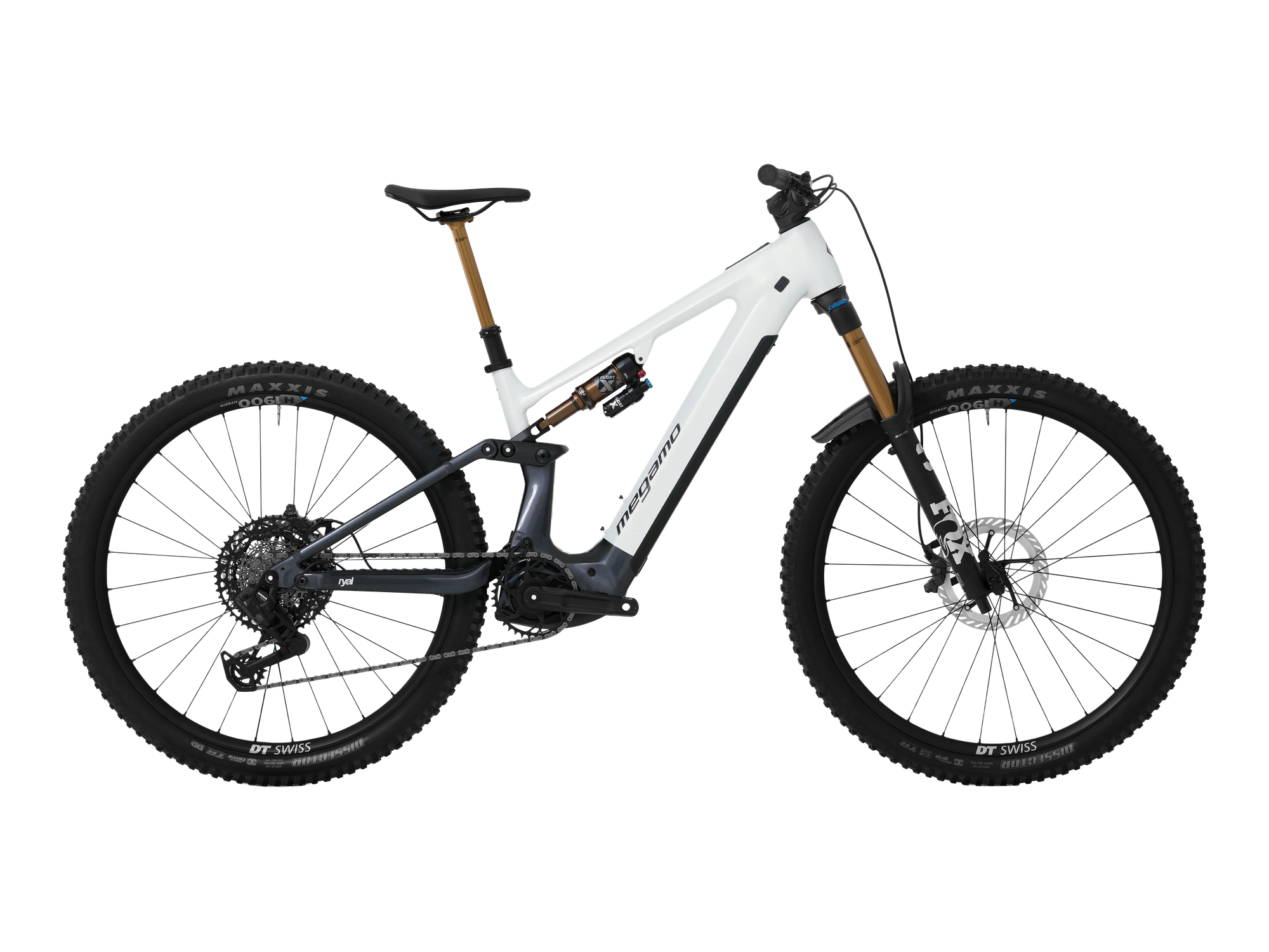 Megamo RYAL 03 AXS in White, Seitenansicht