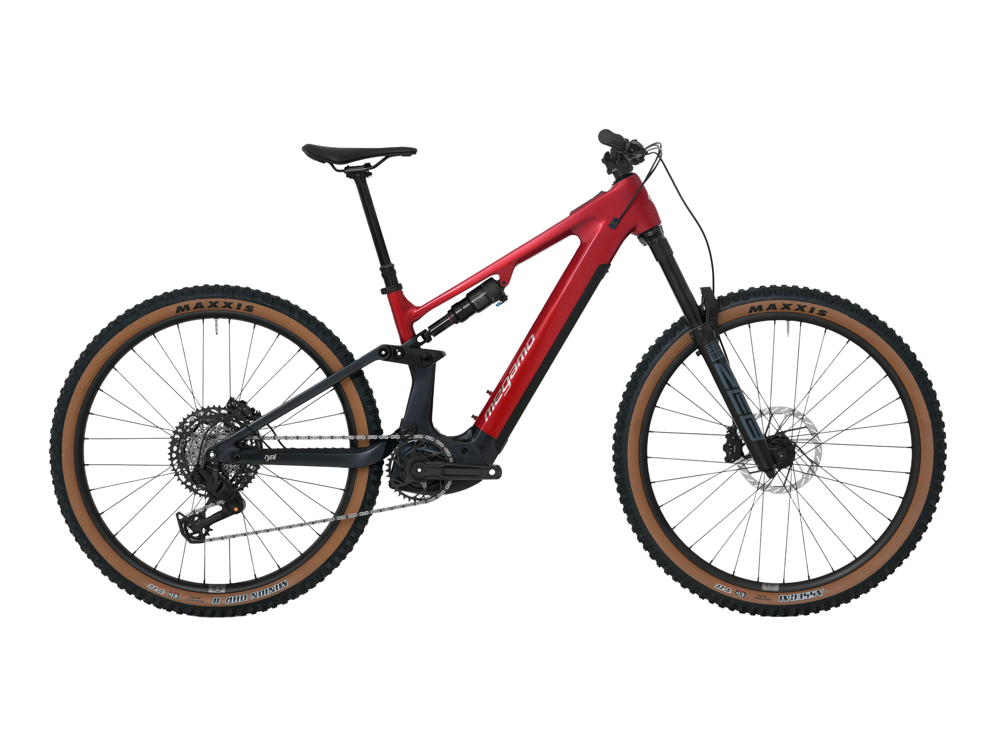 Megamo RYAL 08 in Red, Seitenansicht