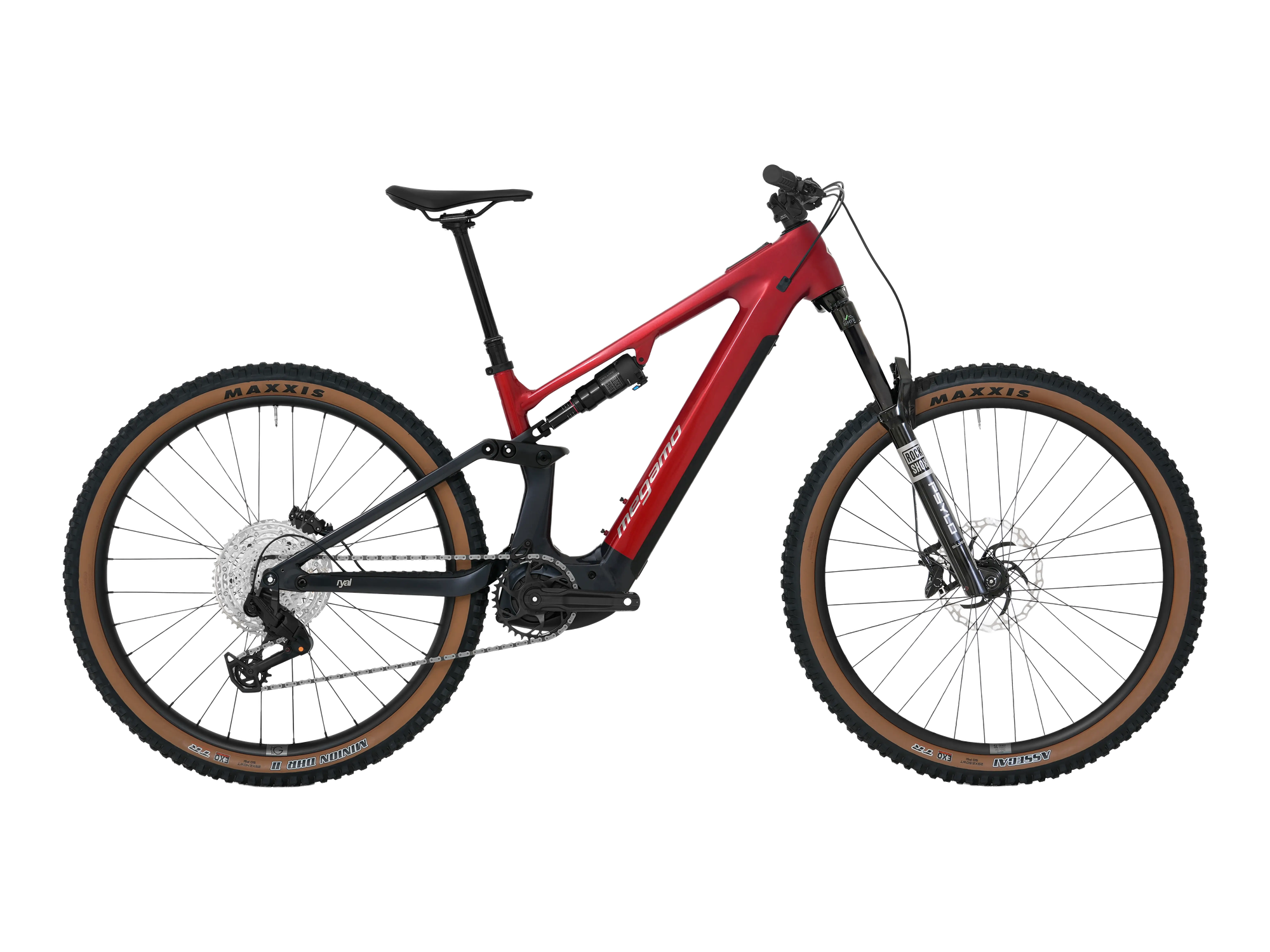 Megamo RYAL 10 in Red, Seitenansicht
