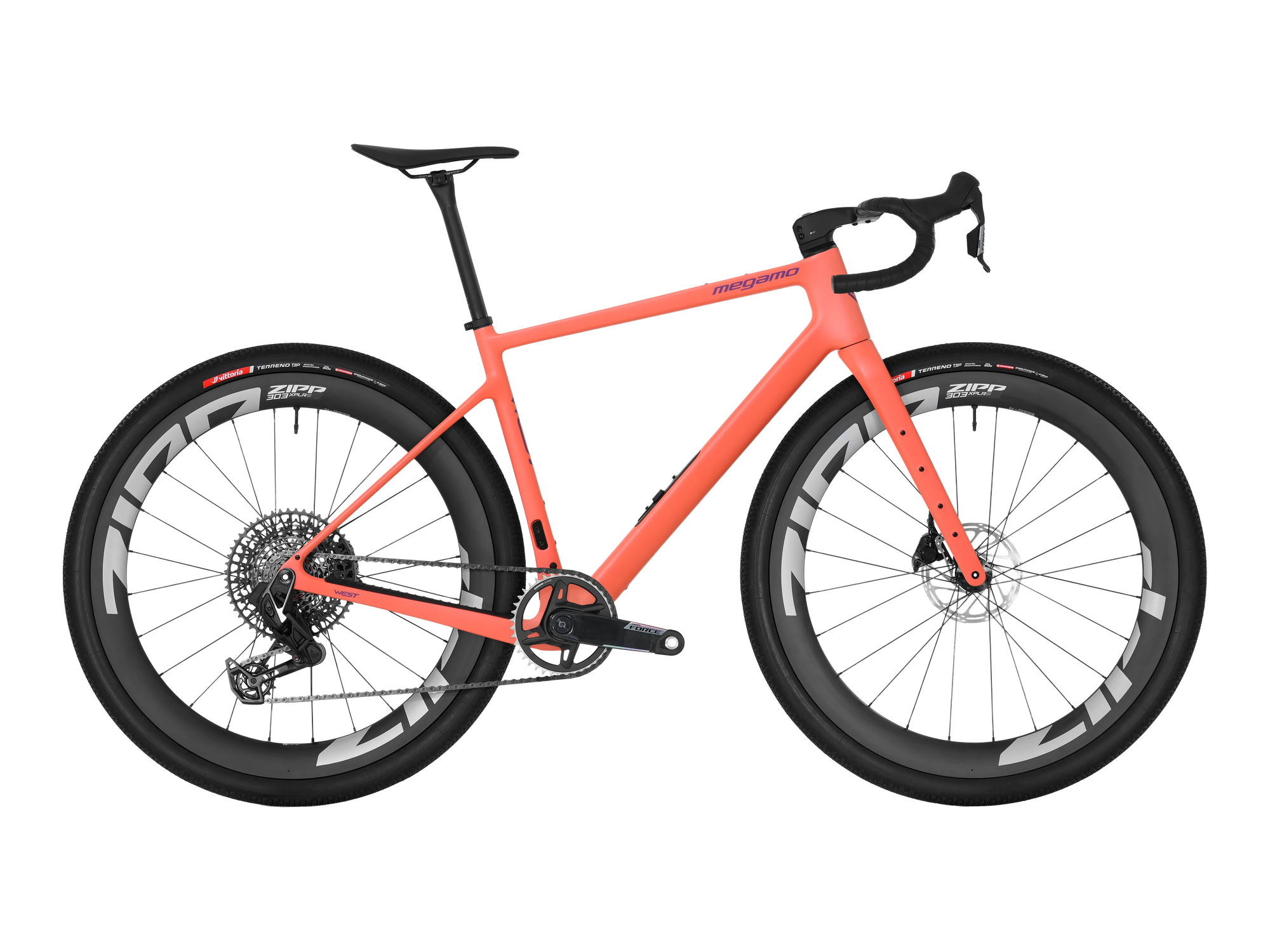Megamo WEST 01 in Coral, Seitenansicht