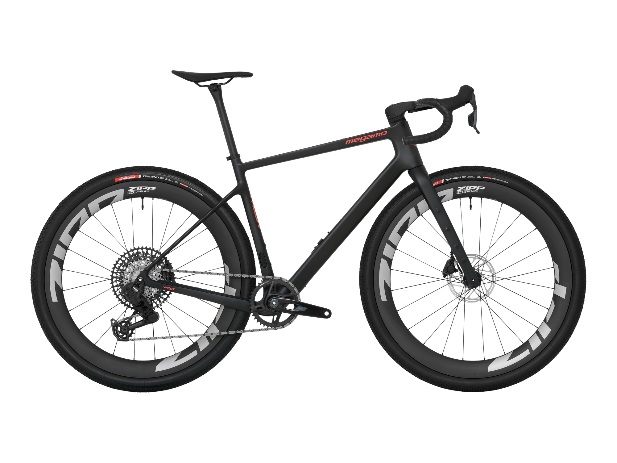 Megamo WEST 03 in Nude Black, Seitenansicht