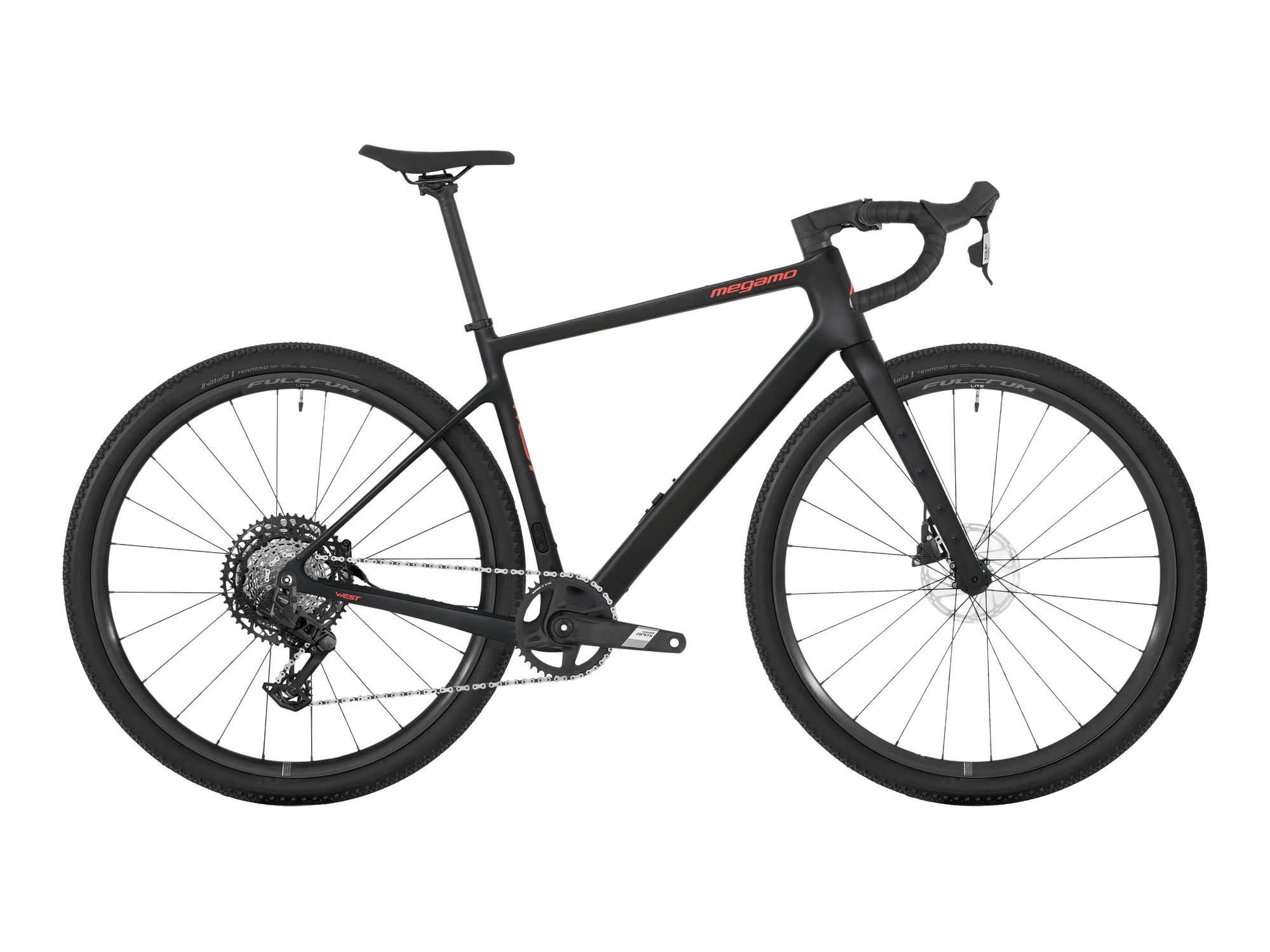 Megamo WEST 05 in Nude Black, Seitenansicht