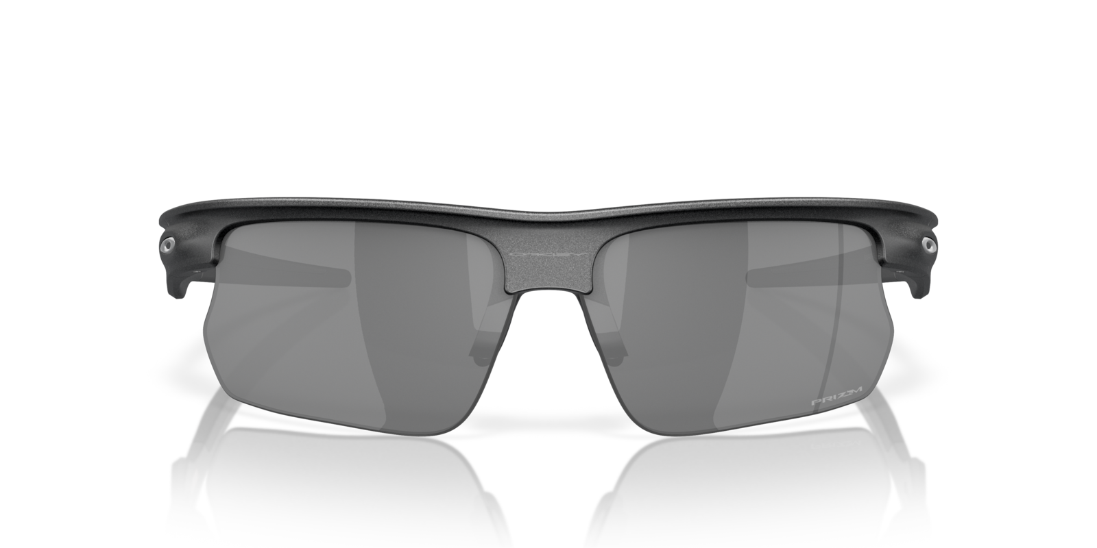 Oakley BiSphaera in Steel mit Prizm Black Gläsern, frontal