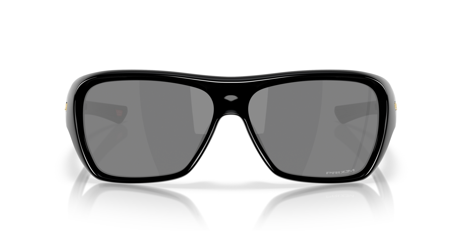 Oakley Chaminade in Polished Black mit Prizm Black Gläsern, frontal