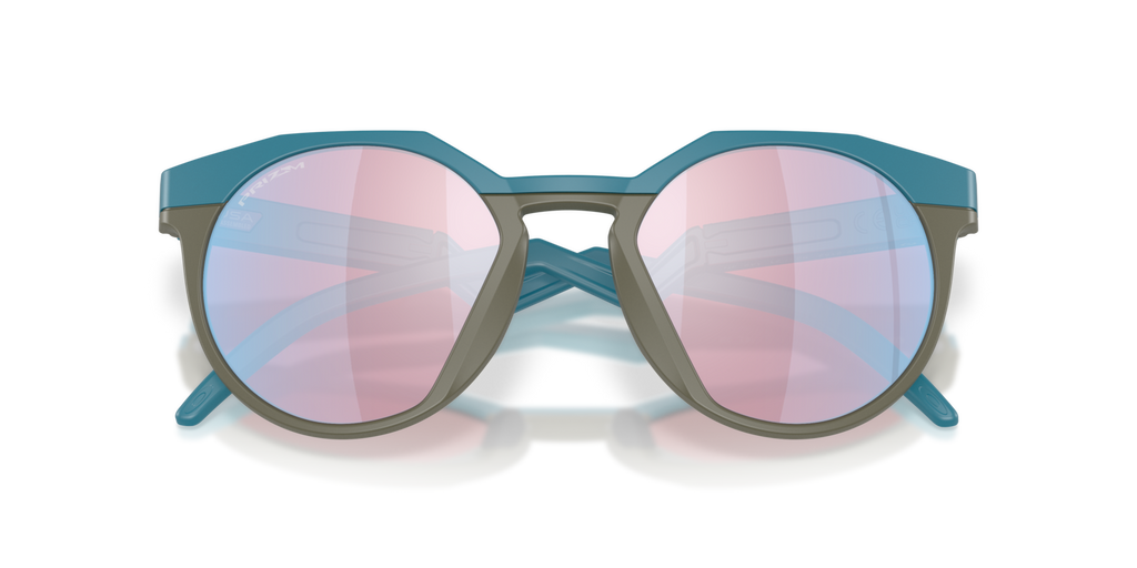 Oakley HSTN in Matte Balsam mit Prizm Snow Sapphire Gläsern, als Frontdetail