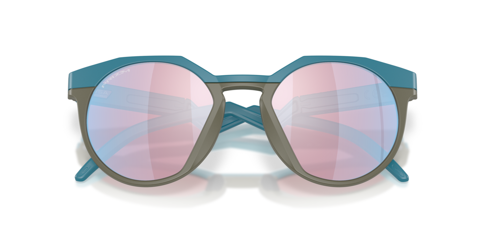Oakley HSTN in Matte Balsam mit Prizm Snow Sapphire Gläsern, als Frontdetail