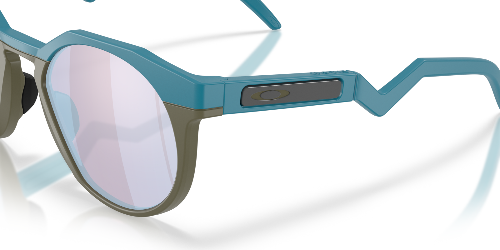 Oakley HSTN in Matte Balsam mit Prizm Snow Sapphire Gläsern, mit Bügeldetail