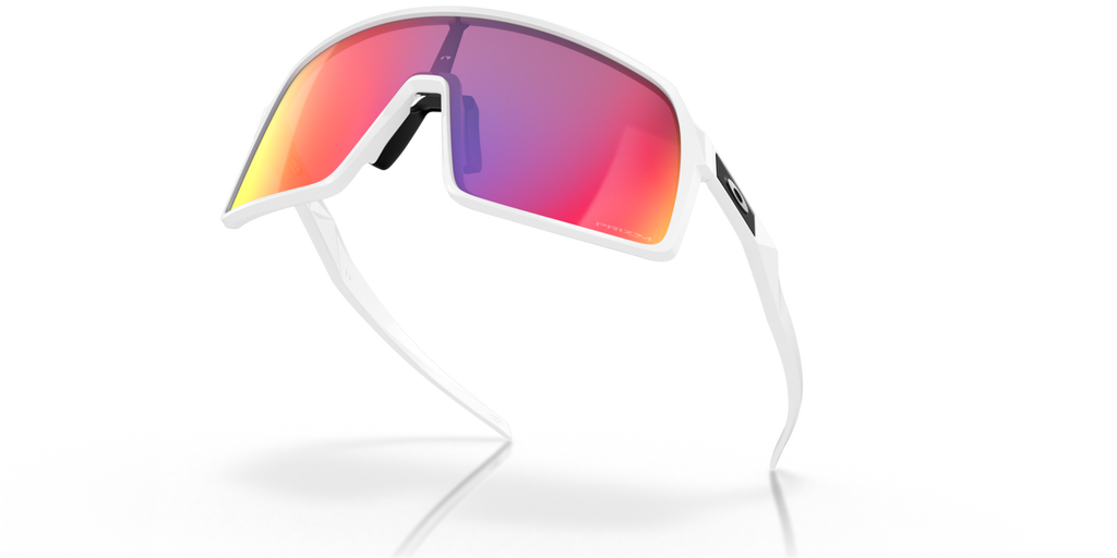 Oakley Sutro in Matte White mit Prizm Road Gläsern, von innen