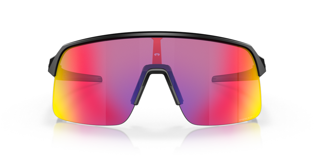 Oakley Sutro Lite in Matte Black mit Prizm Road Gläsern, frontal
